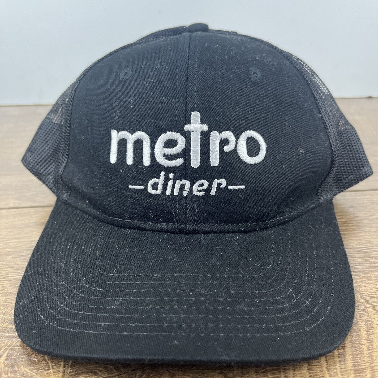 Other Metro Diner Hat Metro Diner Black Hat Adjustable Adult Size Size ONE SIZE - 3 Thumbnail