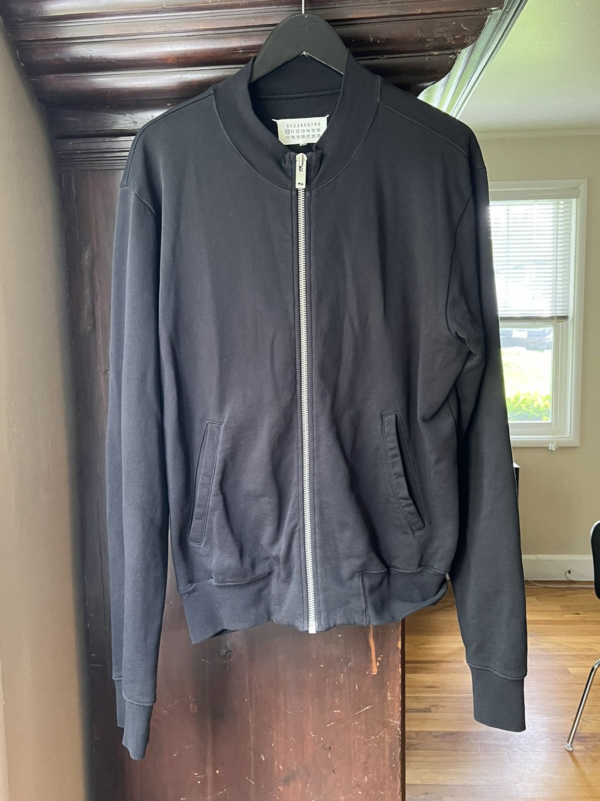 image of Maison Margiela Black Men’S Jacket, Sweater, Bomber, Men's (Size Medium)