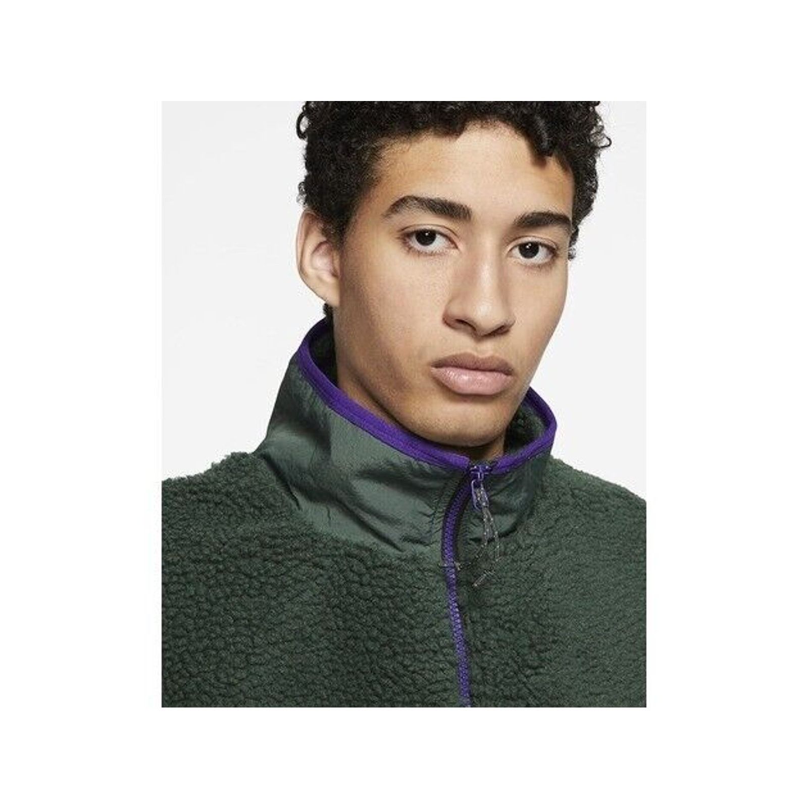 Nike Nike Men's Sportswear Sherpa Fleece Vest Jade CD3142 337 L Size US L / EU 52-54 / 3 - 3 Thumbnail