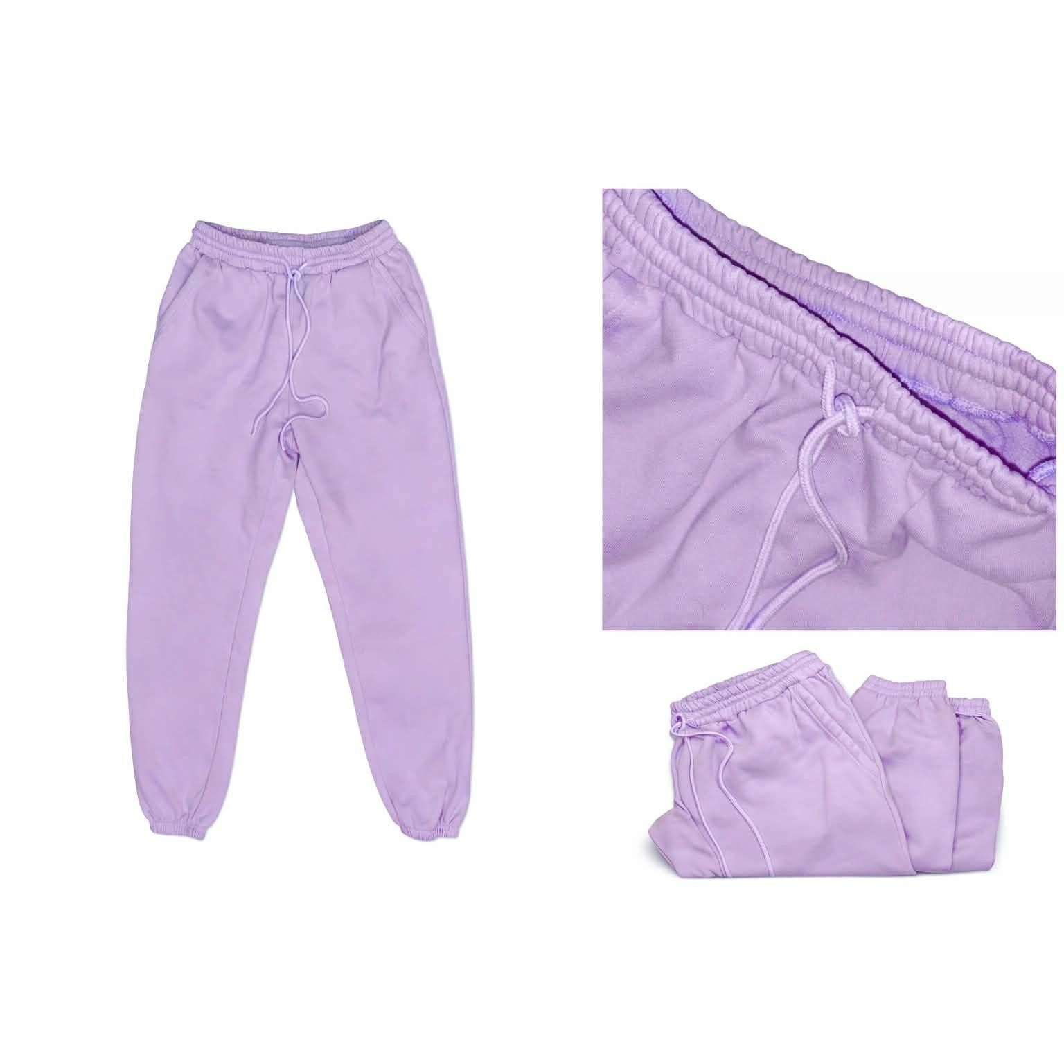Other Purple Sweatpants Joggers Elastic Drawstring Soft Cozy SM Size 28" / US 6 / IT 42 - 2 Thumbnail