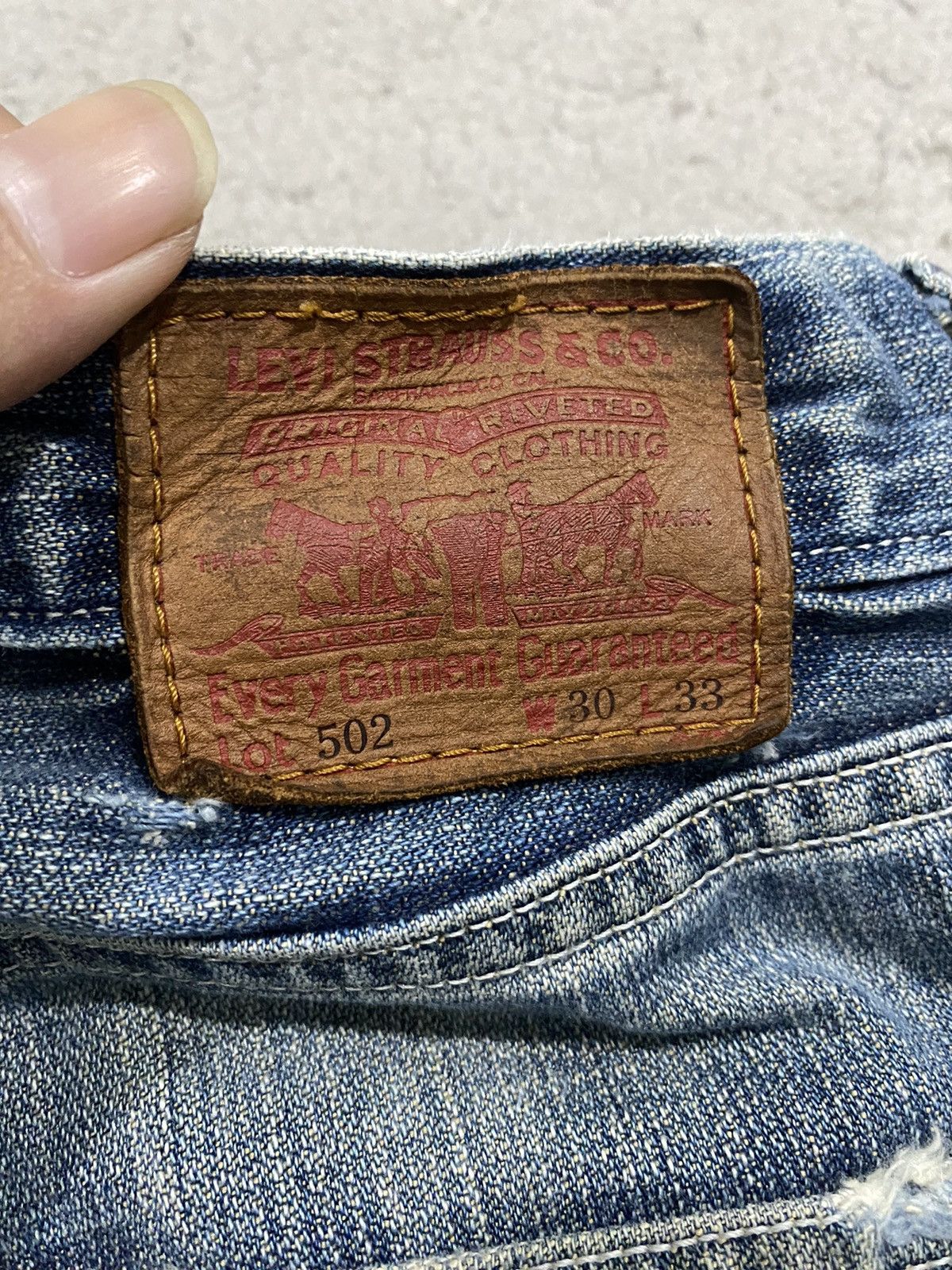 Levi's Levis 502 90s Straight Leg Denim Pants W30 Size US 30 / EU 46 - 7 Thumbnail