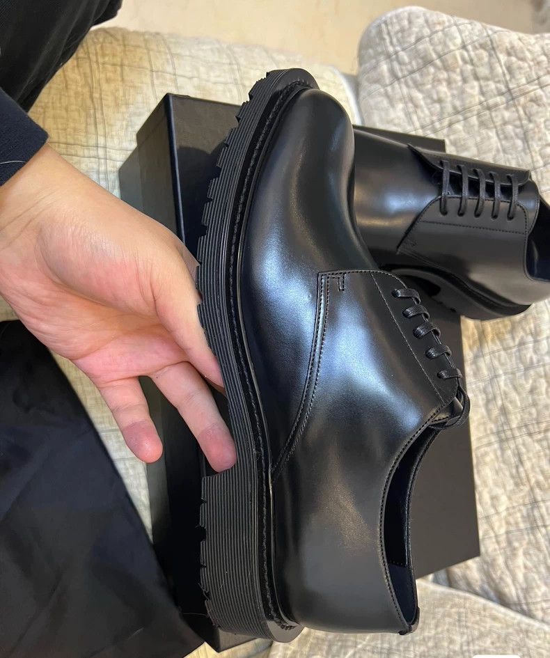Saint Laurent Paris Saint Laurent Paris Leather shoes Size US 8 / EU 41 - 2 Thumbnail