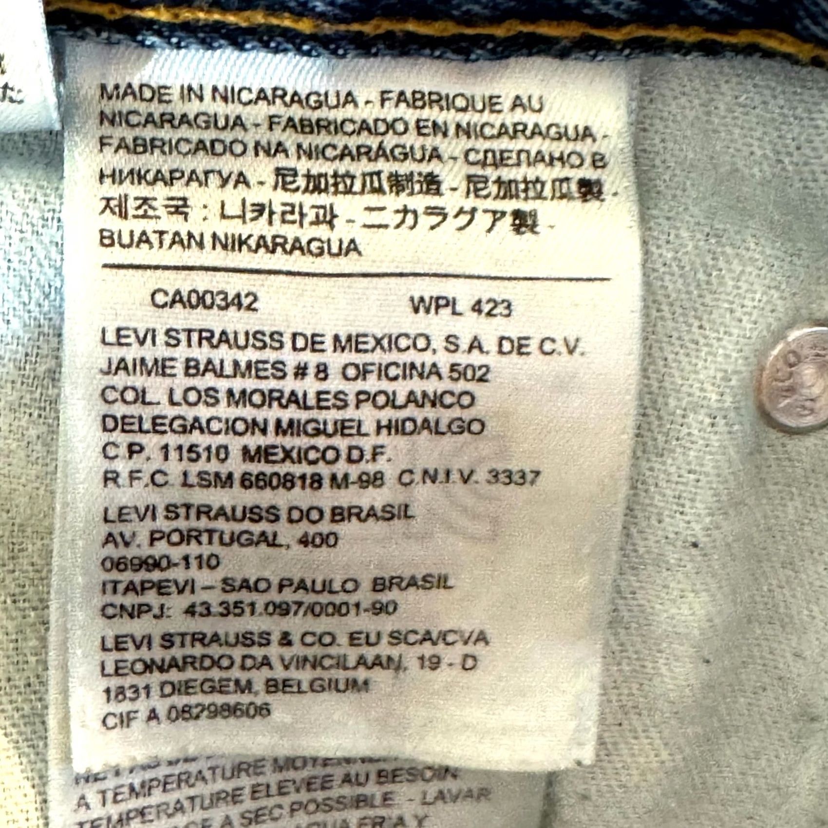 Levi's Levi’s 550 Men’s Jeans 42x36 Blue Denim High-Rise Regular Fit Zip Fly Size US 42 / EU 58 - 4 Thumbnail