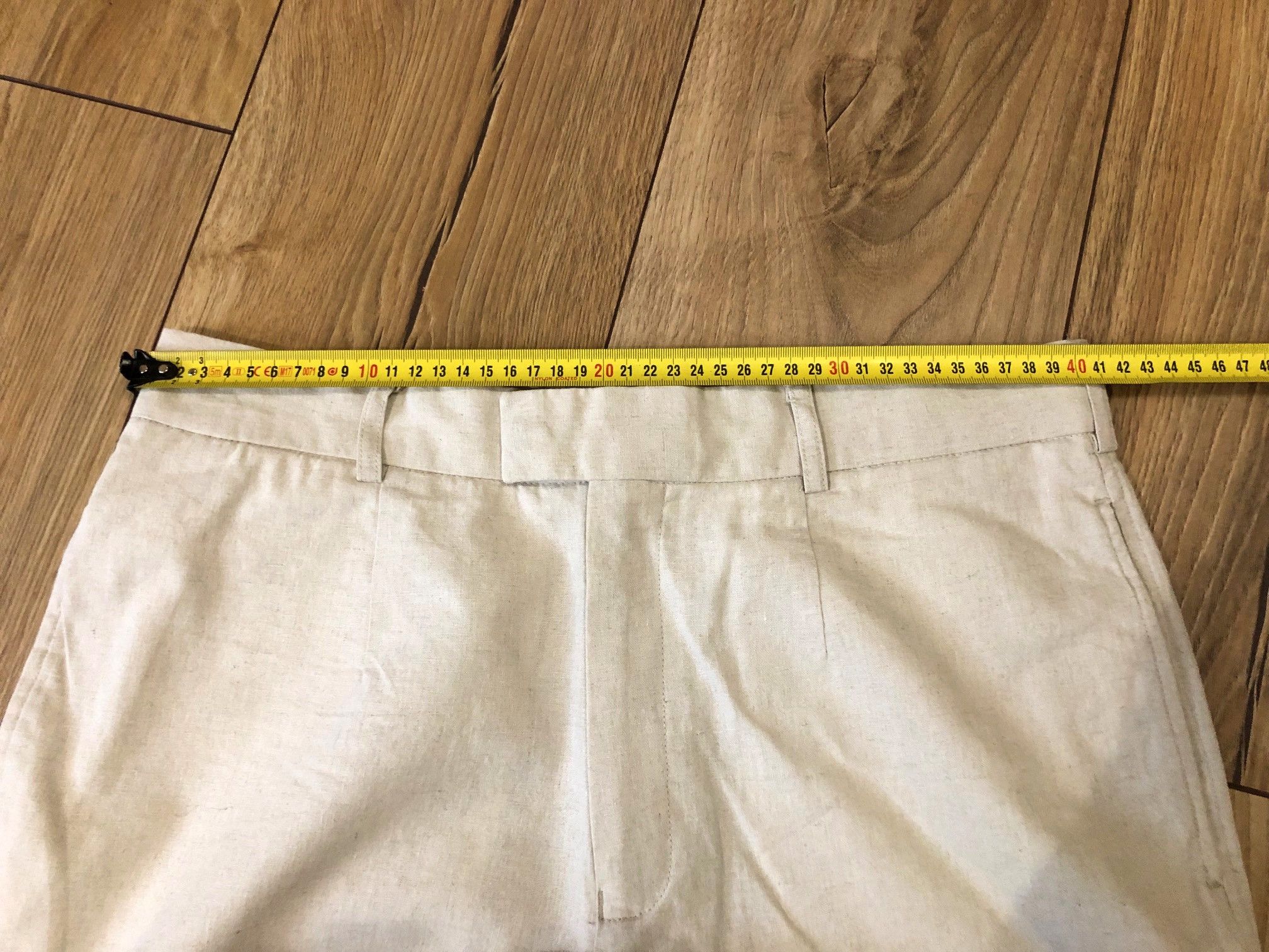 Other Women's linen trousers cream size XL/42 Size 30" / US 8 / IT 44 - 4 Thumbnail