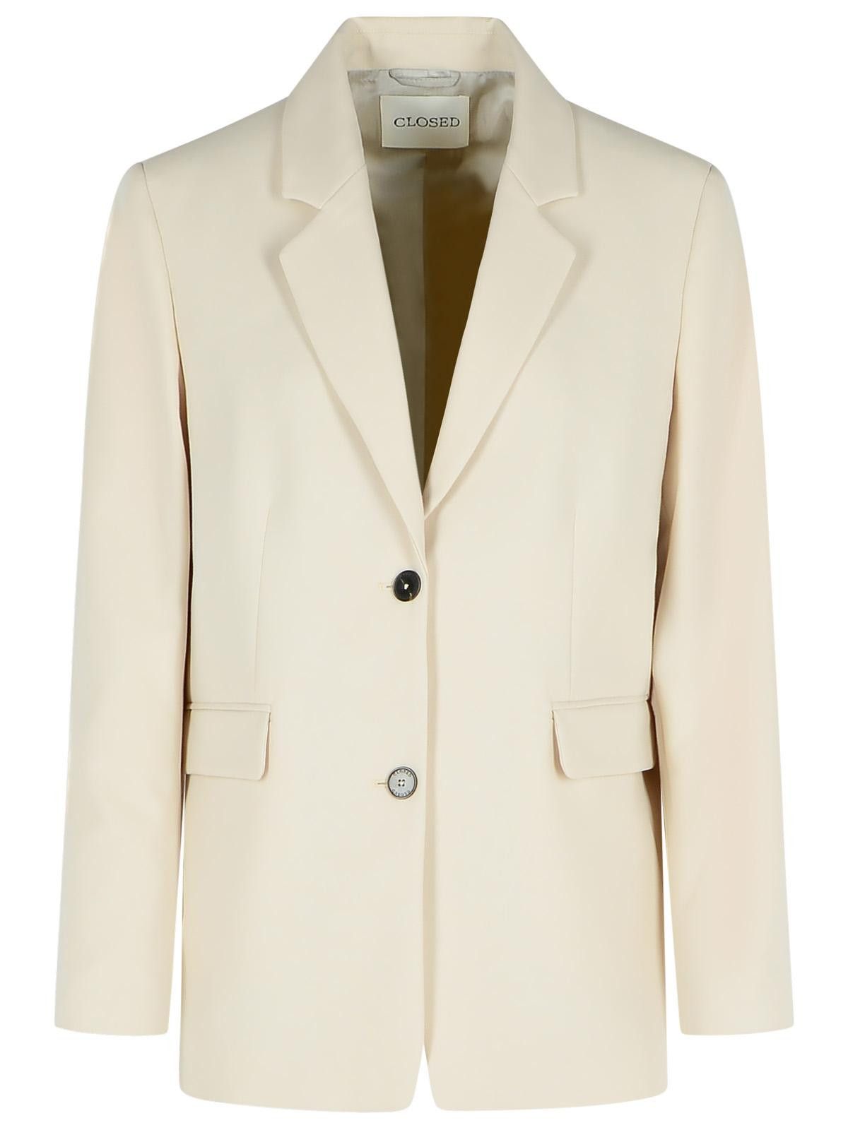 CLOSED CLOSED 'Lola' Blazer In Beige Viscose Blend Size M / US 6-8 / IT 42-44 - 1 Thumbnail