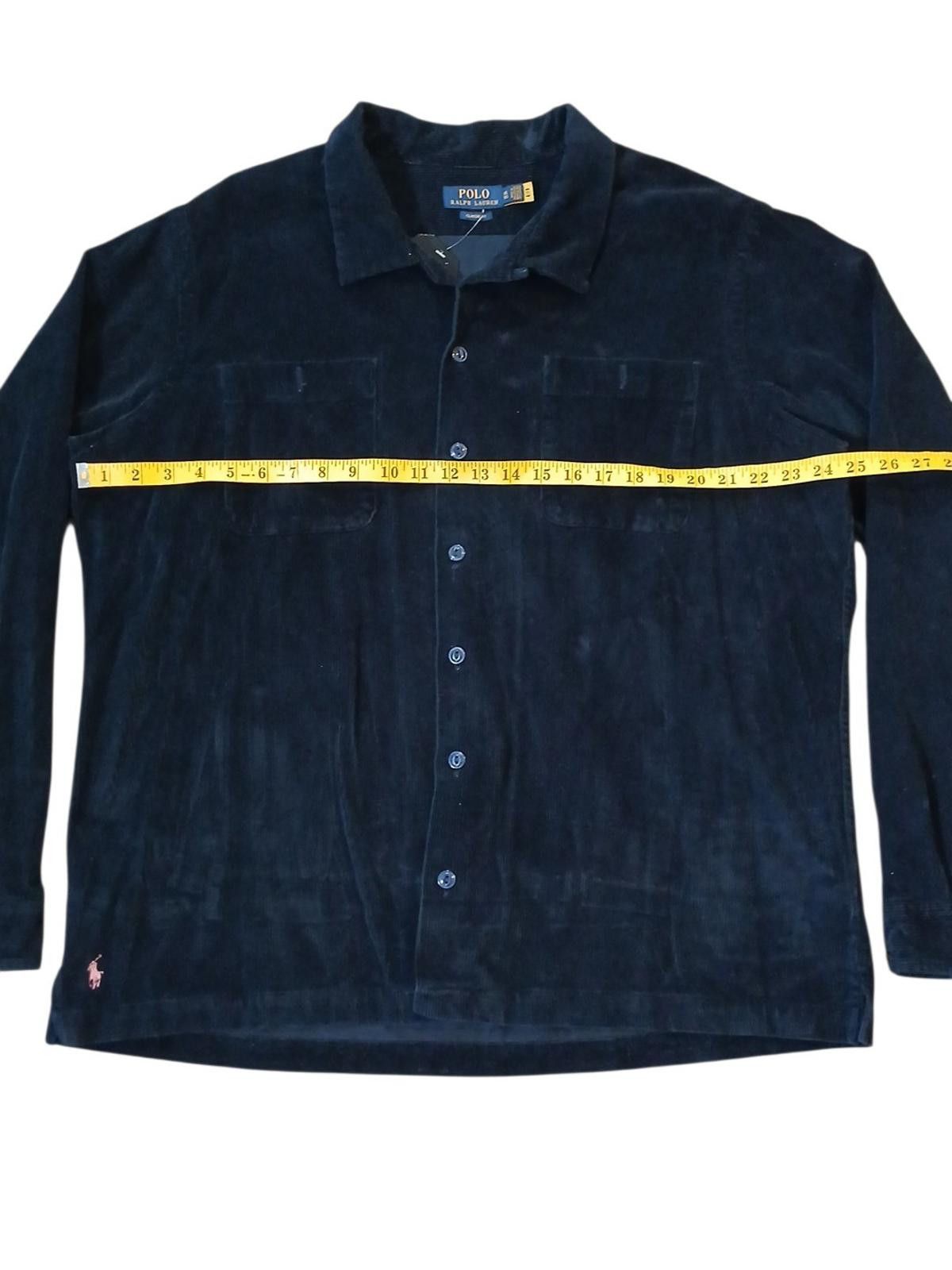 Polo Ralph Lauren Polo Ralph Lauren Navy Blue XL Corduroy Button-up Shirt Y2K Size US XL / EU 56 / 4 - 4 Thumbnail
