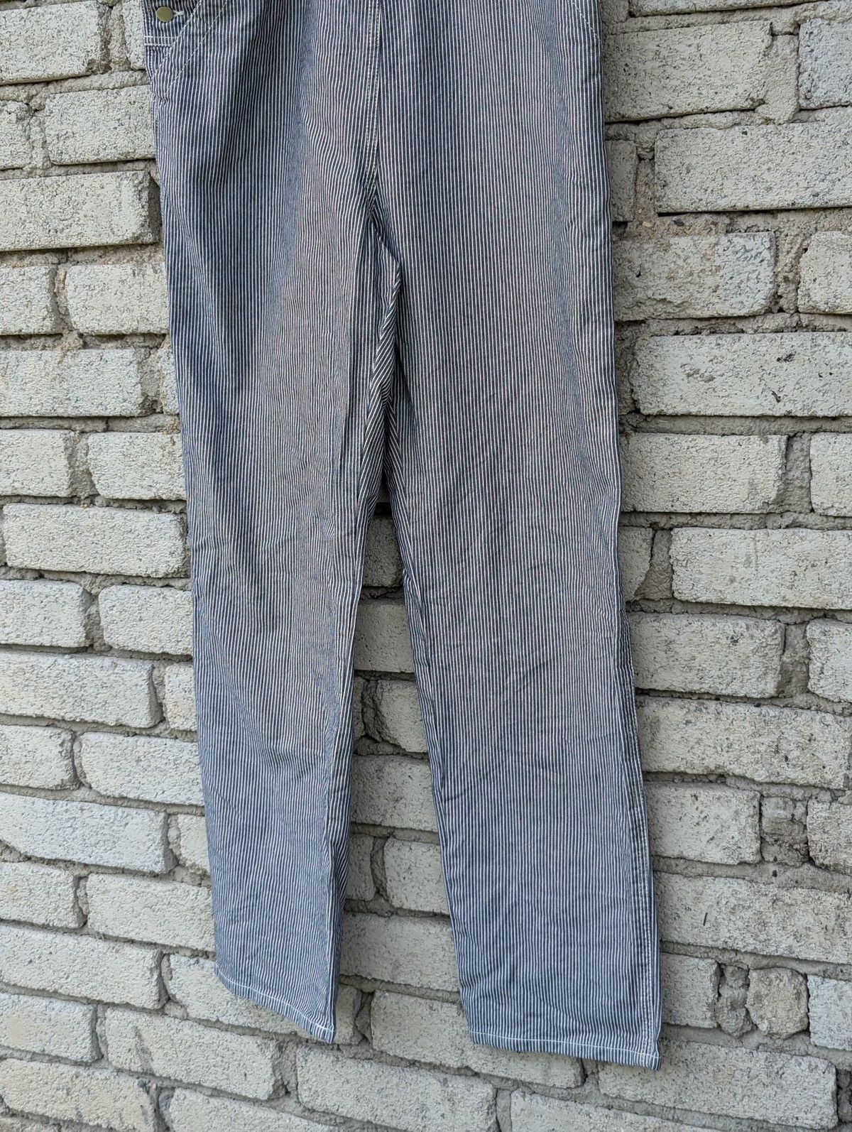 Japanese Brand Overalls Hickory Stripe By Muji Size 33" - 2 Thumbnail