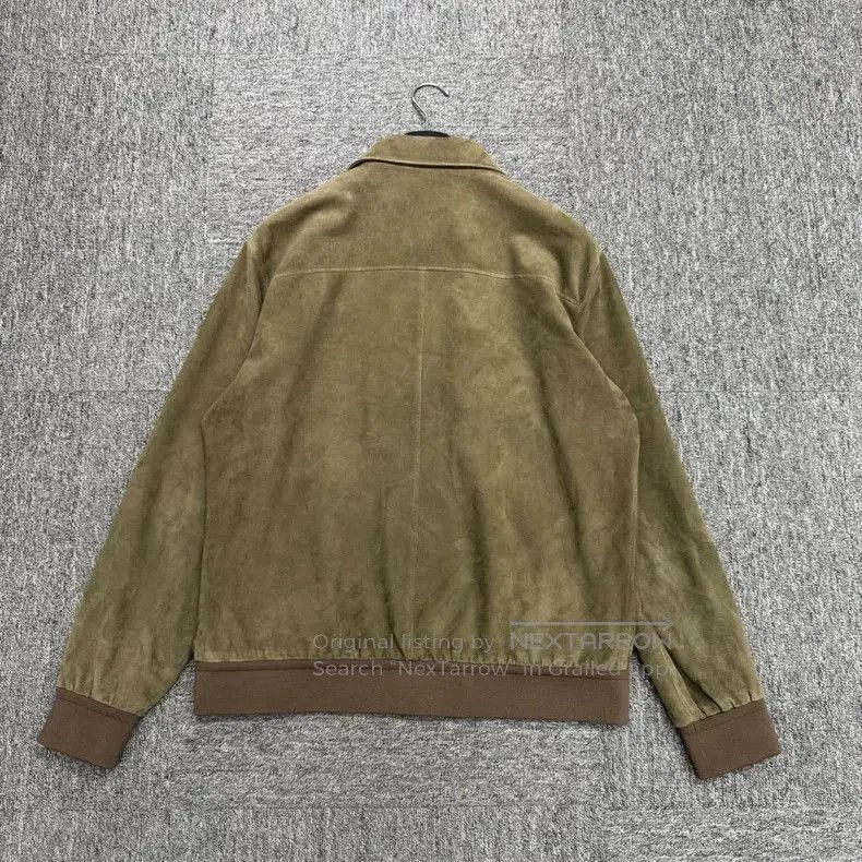 Loro Piana Loro Piana Suede Leather Jacket. Size US XL / EU 56 / 4 - 5 Thumbnail