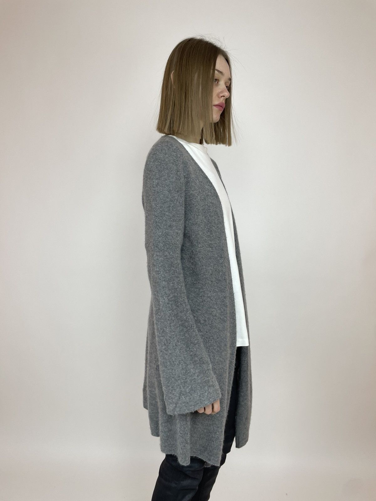 Designer Peter Hahn Cashmere Long Cardigan size 42 Size M / US 6-8 / IT 42-44 - 5 Thumbnail