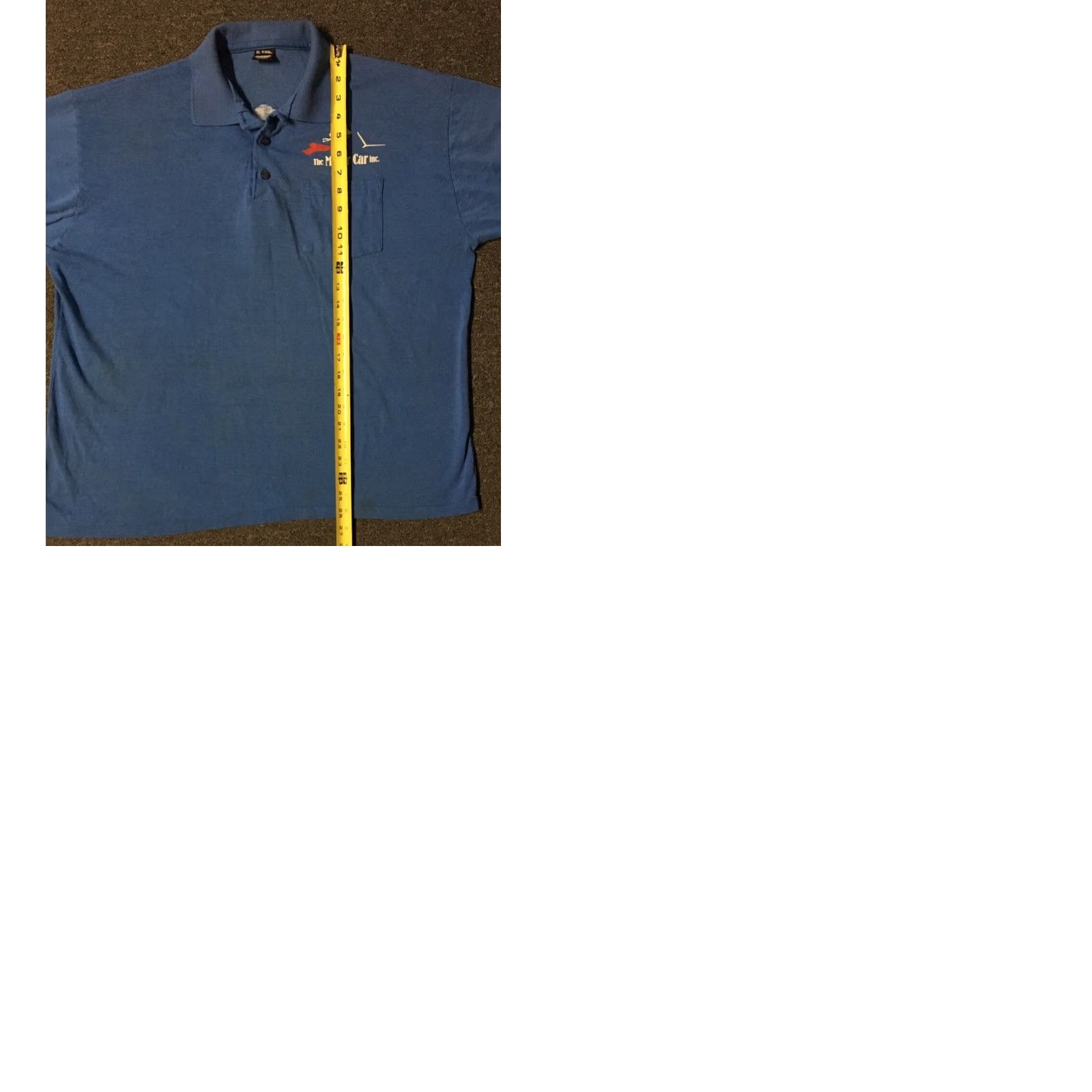 Vintage VINTAGE 80s Motor Car Inc Faded Mechanic Polo Shirt L XL USA Driving Grunge 90s Shirt Mens Blue USA Cars Retro Rockabilly Automotive Surf Skate Jazz Size US L / EU 52-54 / 3 - 9 Thumbnail