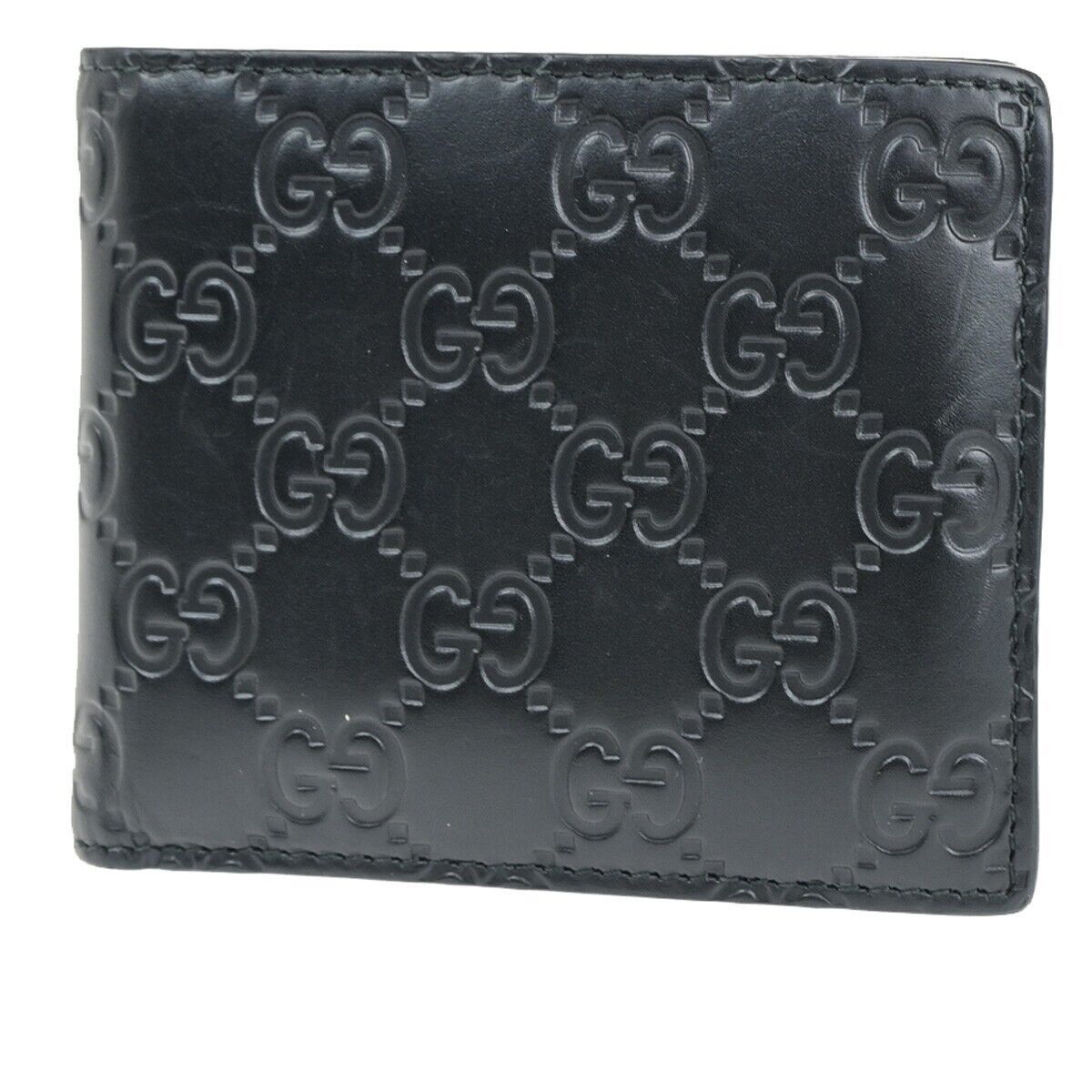 Gucci ssima Black Leather Wallet (Pre-Owned) Size ONE SIZE - 1 Thumbnail