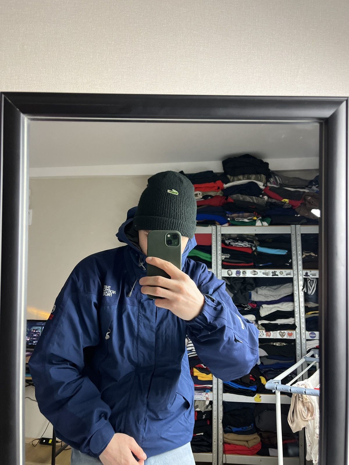 Lacoste Vintage Lacoste Acrylic Beanie Hat 90s Made In France Hype Size ONE SIZE - 2 Thumbnail