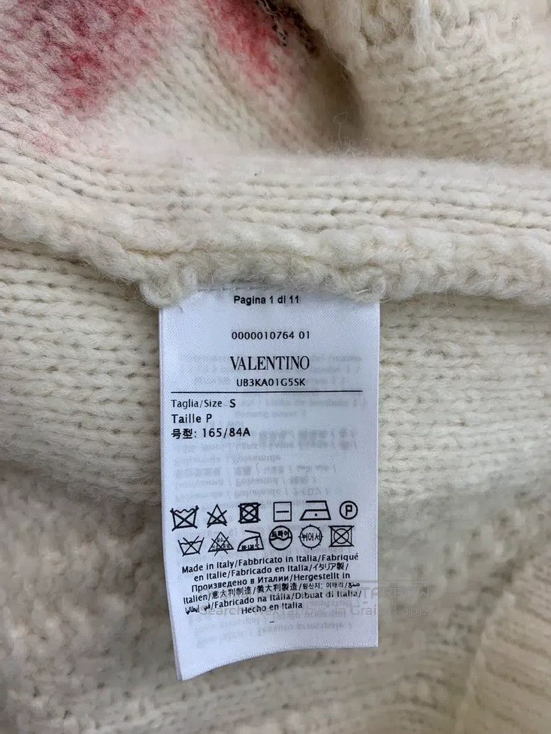 Valentino Valentino Floral embroidered alpaca knitted cardigan Size S / US 4 / IT 40 - 5 Thumbnail