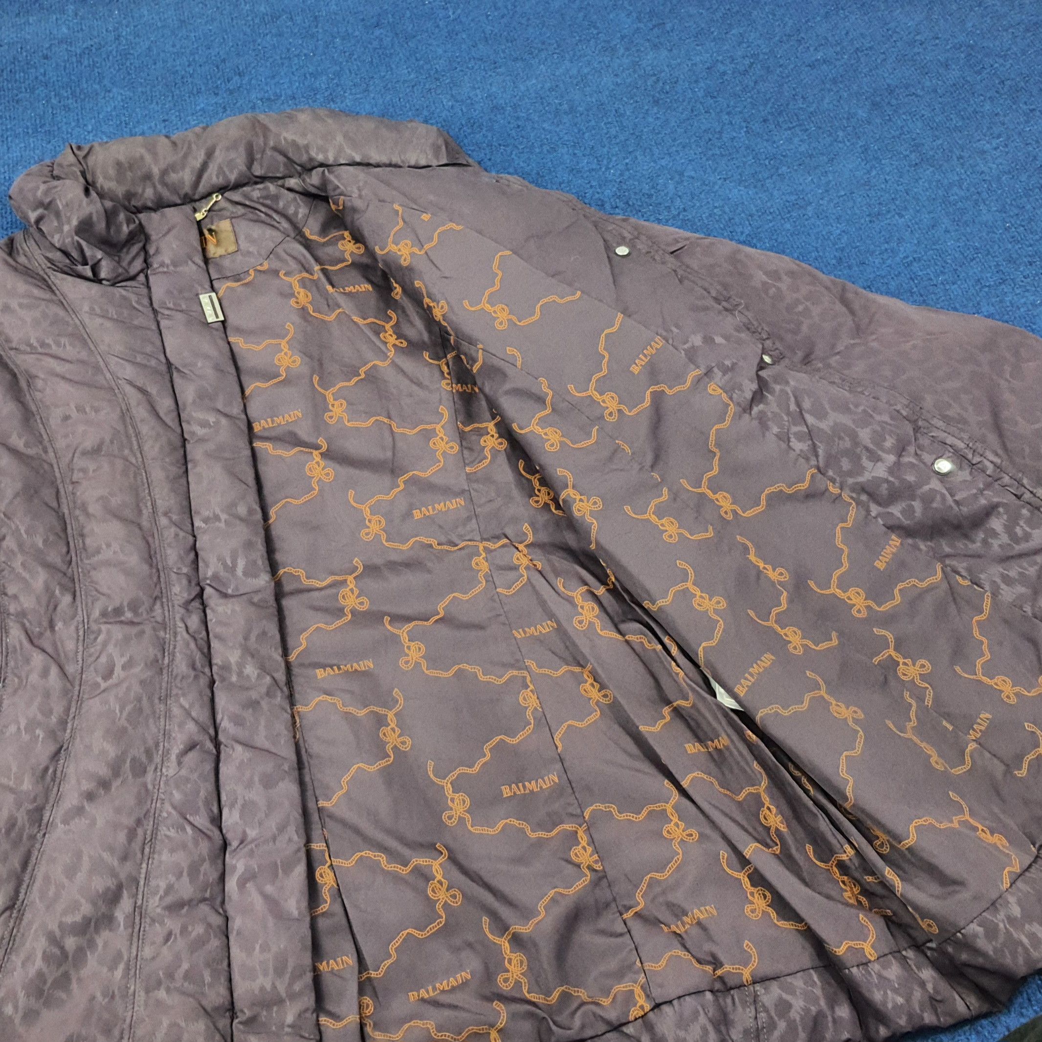 Balmain × Vintage Vintage Balmain Paris Designer Puffer Jacket C230N18 Size US M / EU 48-50 / 2 - 6 Thumbnail