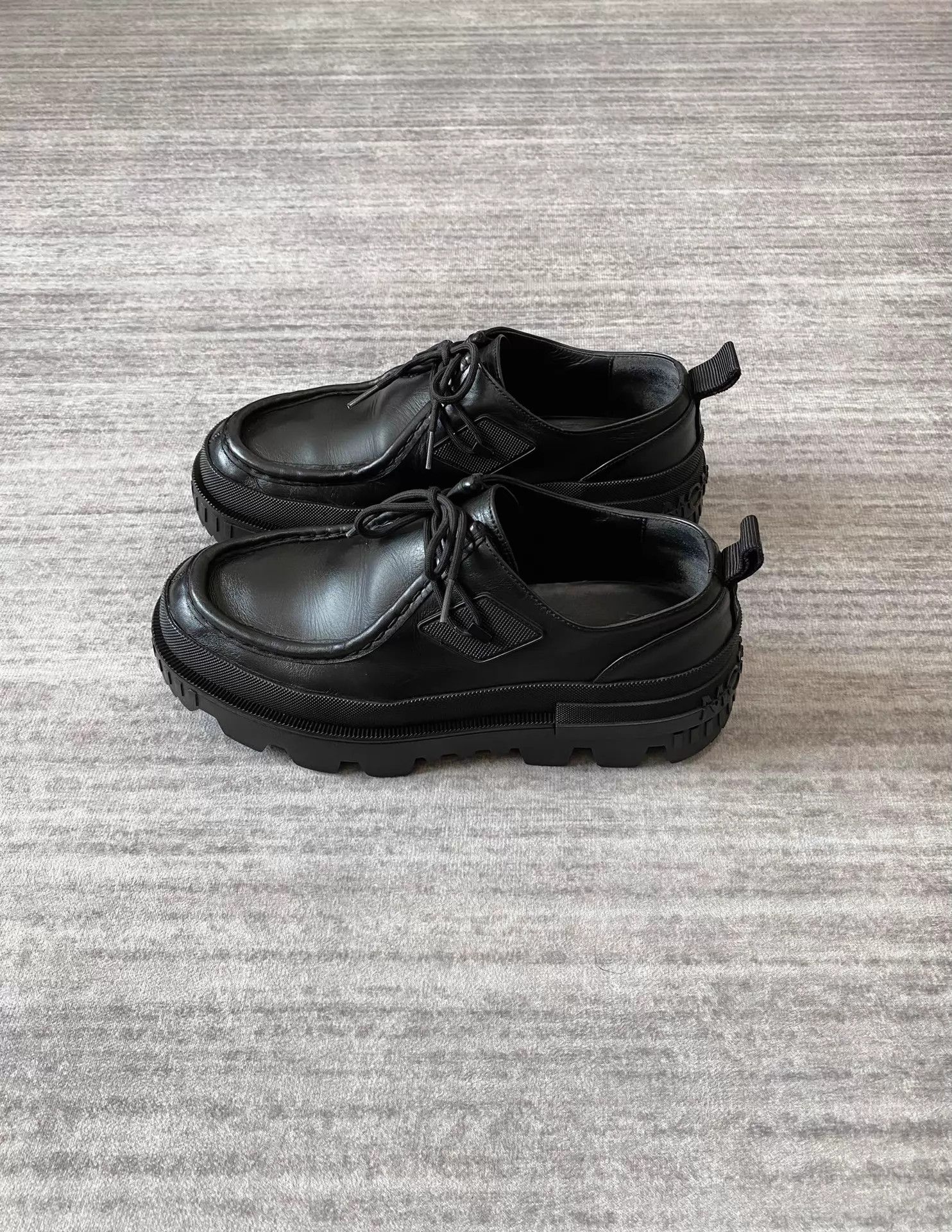 Moncler Moncler Serrated Multi-Lace Gore-Tex Derby Loafer Size US 6 / EU 39 - 3 Thumbnail