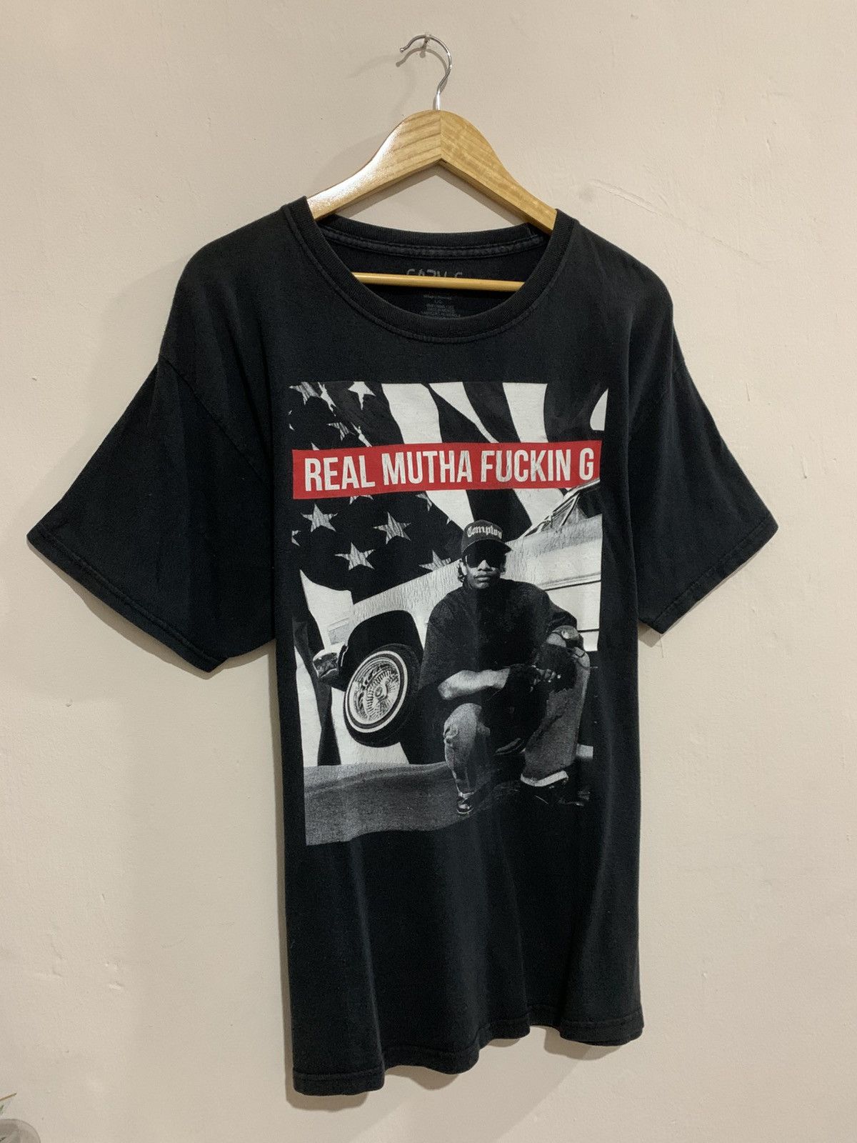 Rap Tees Eazy E Real Mutha Fuckin G Tshirt Size US L / EU 52-54 / 3 - 2 Thumbnail