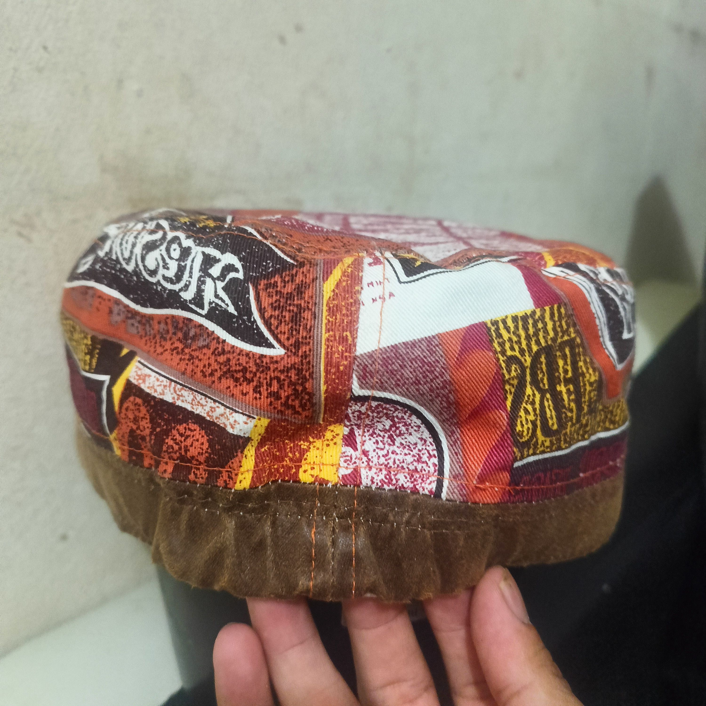 Jean-Michel Basquiat Rare Design Jean Michel Basquiat Full Cap rubber adjustable Size ONE SIZE - 4 Thumbnail
