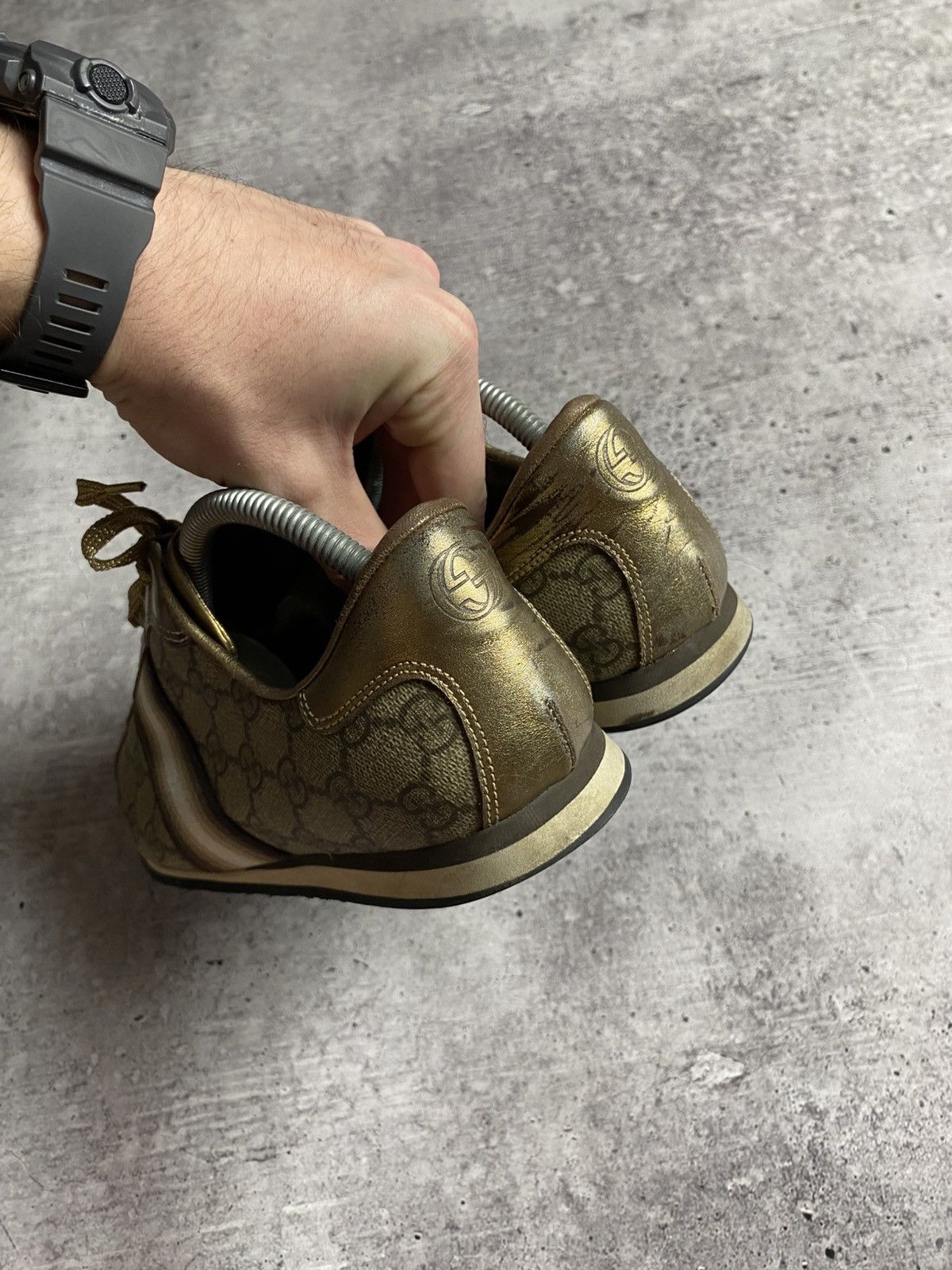 Gucci Vintage Monogram Sneakers Size US 7 / EU 40 - 8 Thumbnail