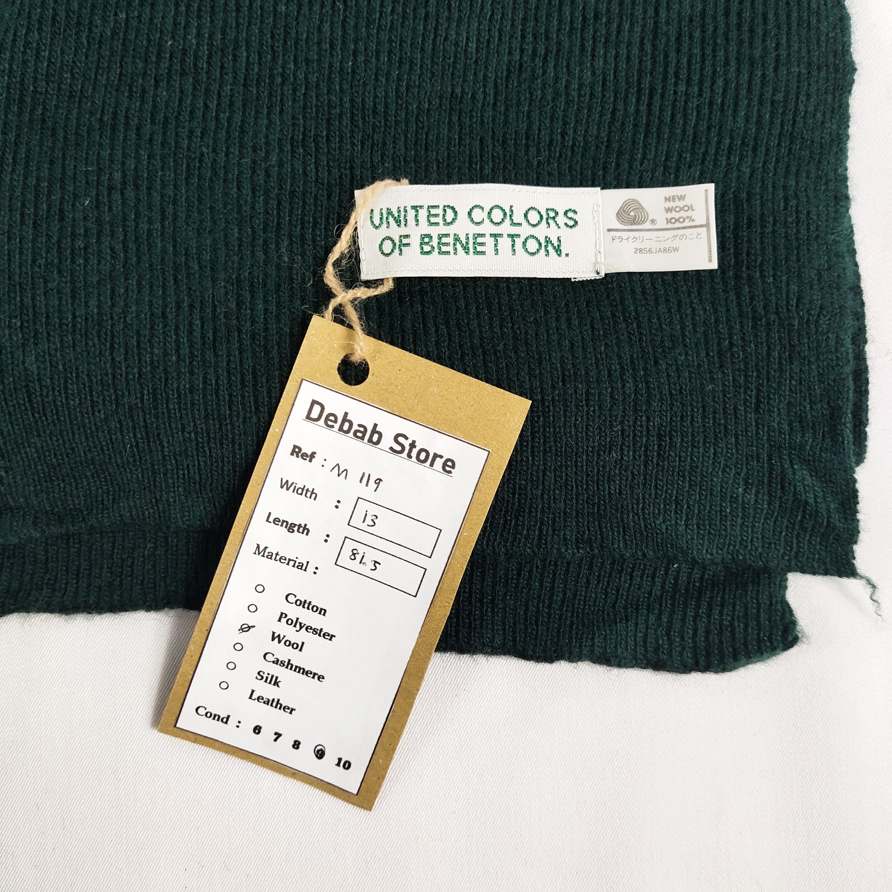 United Colors Of Benetton United Colors Of Benetton Scarf / Muffler / Neckwear M119 Size ONE SIZE - 4 Thumbnail