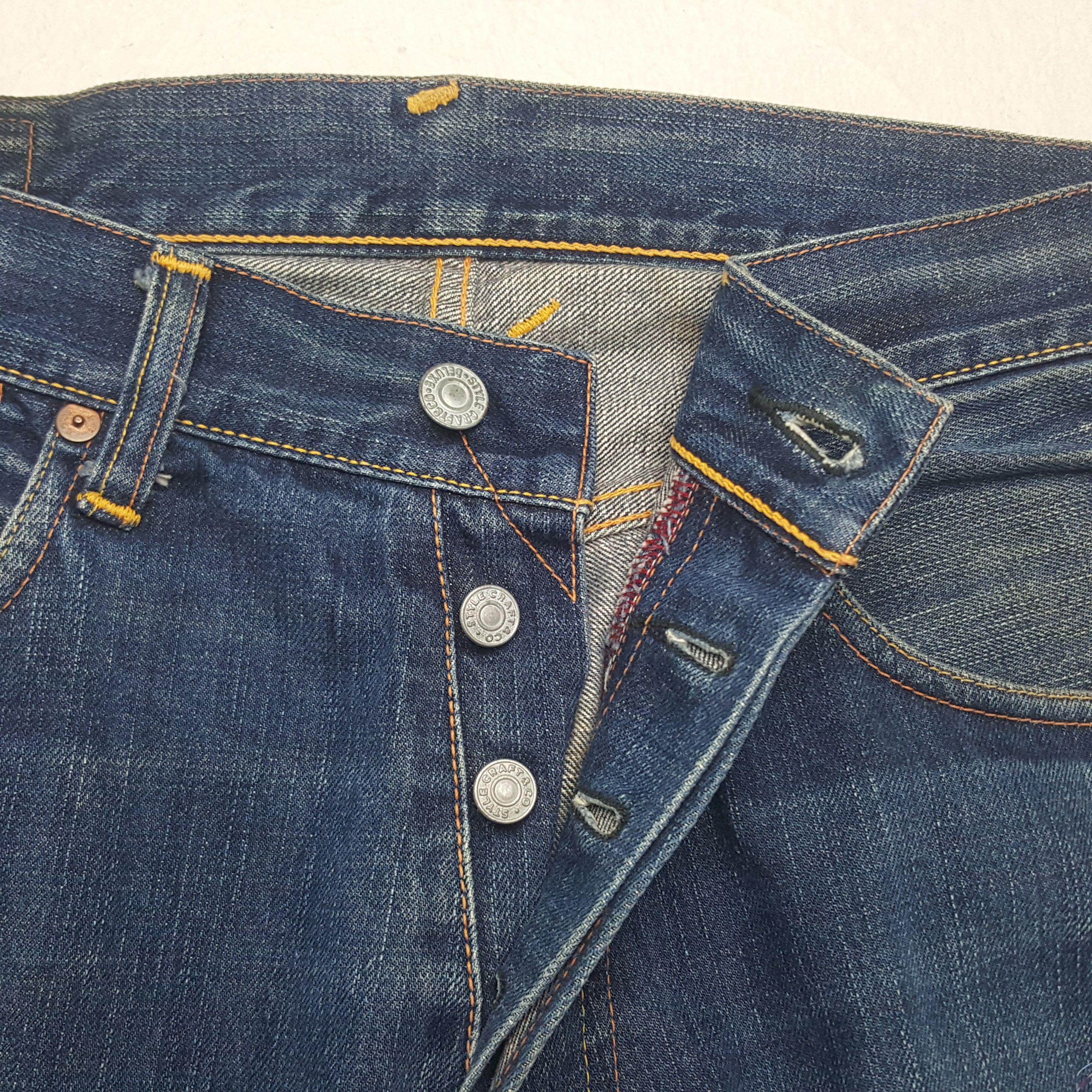 Evisu × Japanese Brand × Vintage Vintage Evisu Japanese Brand Daicock Custom Art Denim Jeans Size US 30 / EU 46 - 7 Thumbnail