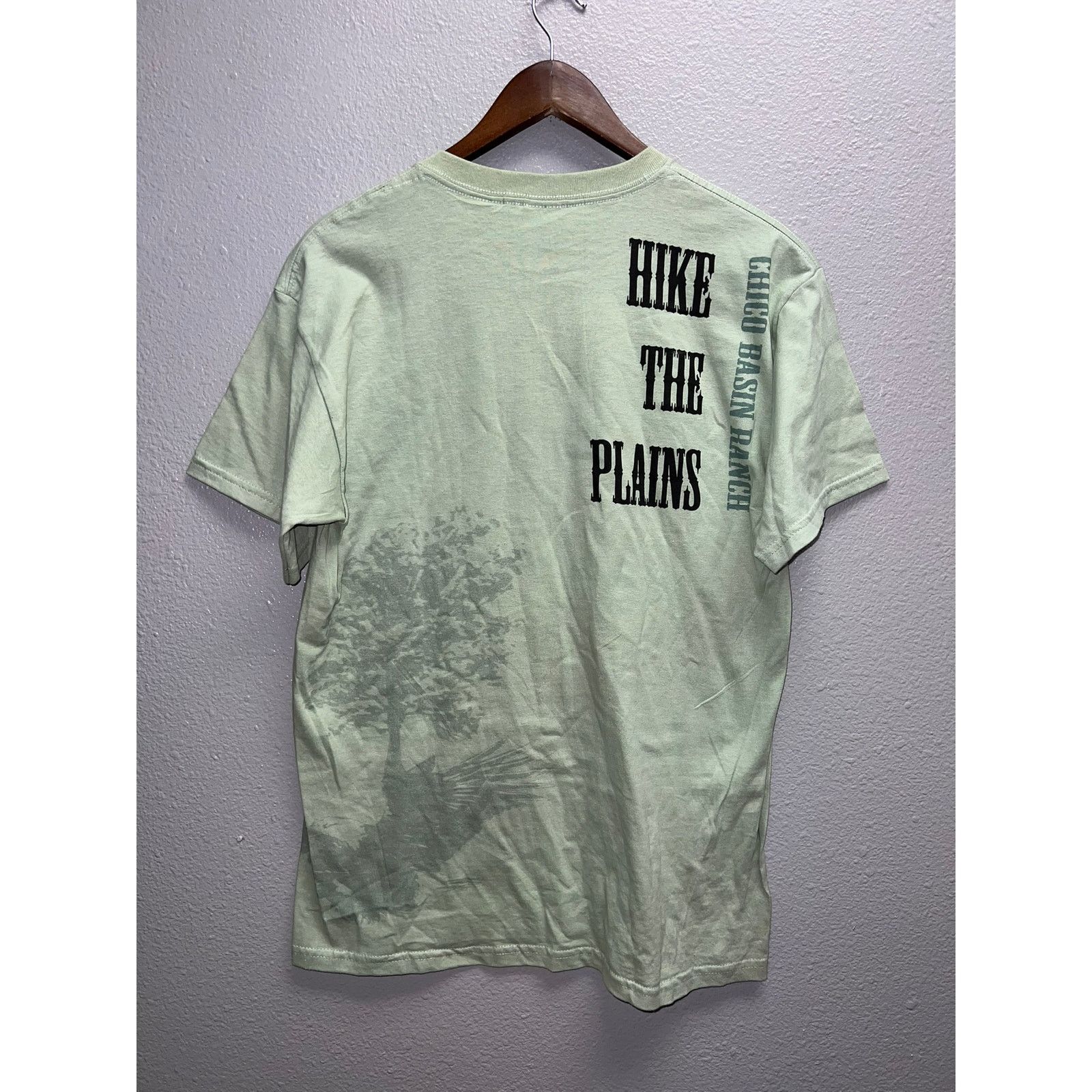 Gildan Chico Basin Ranch Shirt Hike The Plains Green Bike Hiker M Size US M / EU 48-50 / 2 - 6 Thumbnail