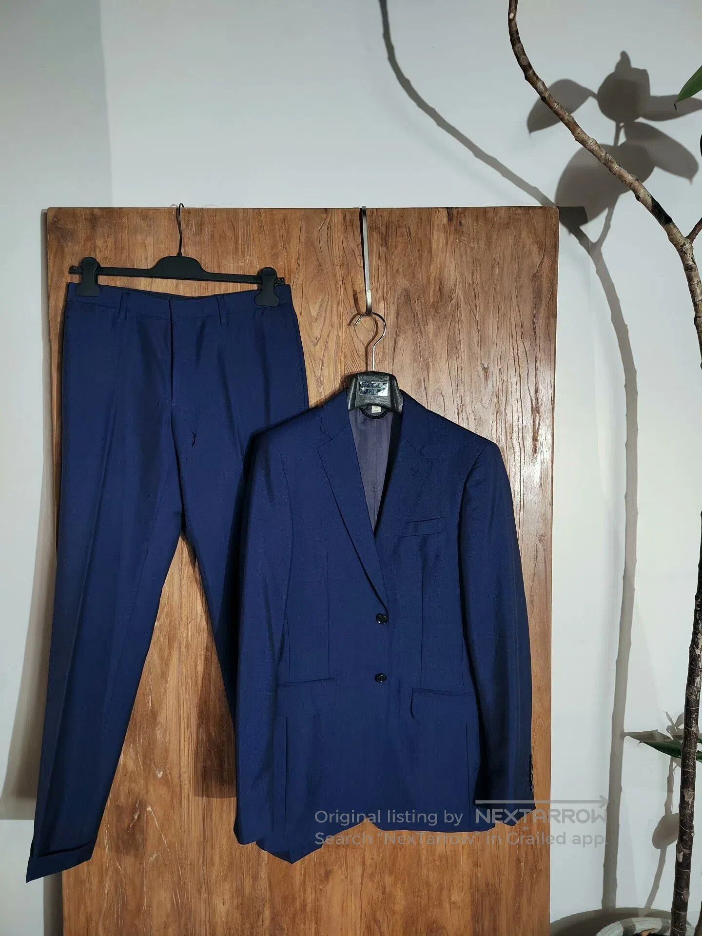 Burberry Dark Blue Suit Set.