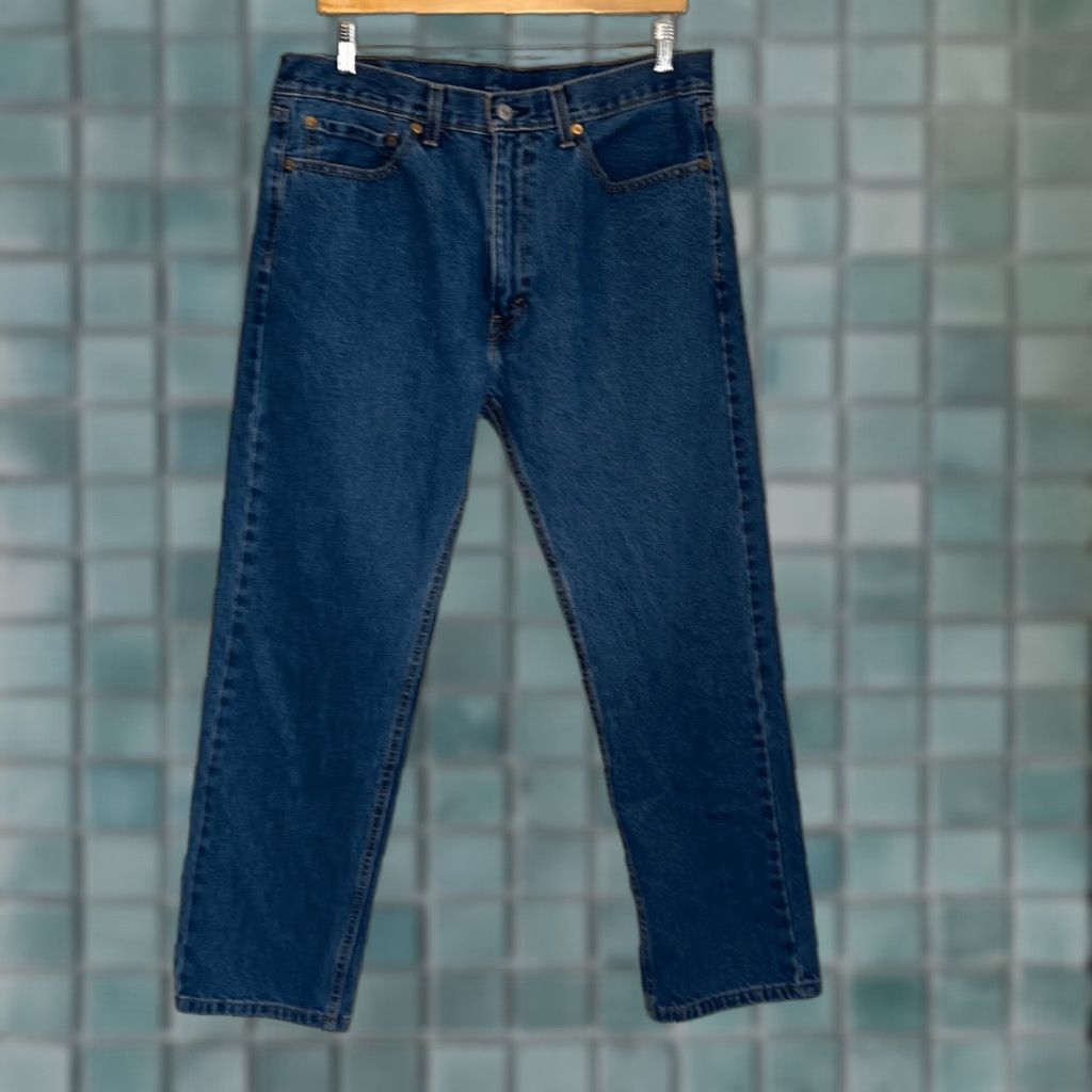 Levi's VINTAGE Levi's 505 Jeans Mens Regular Fit Straight Leg Jeans Blue 36x30 Size US 36 / EU 52 - 1 Thumbnail