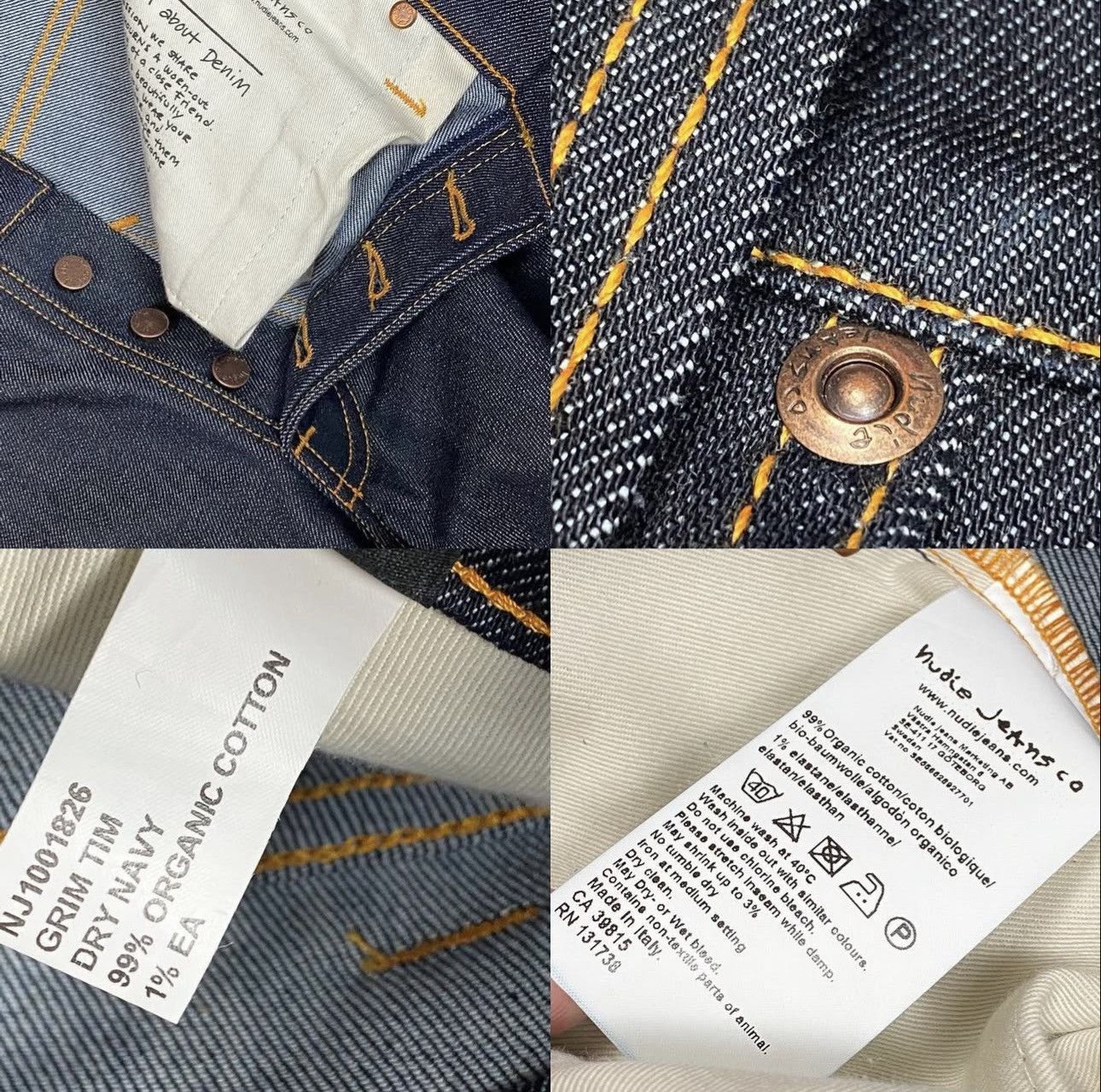 Nudie Jeans Nudie Jeans Mens Casual Pants Size W34 L32 Size US 34 / EU 50 - 4 Thumbnail