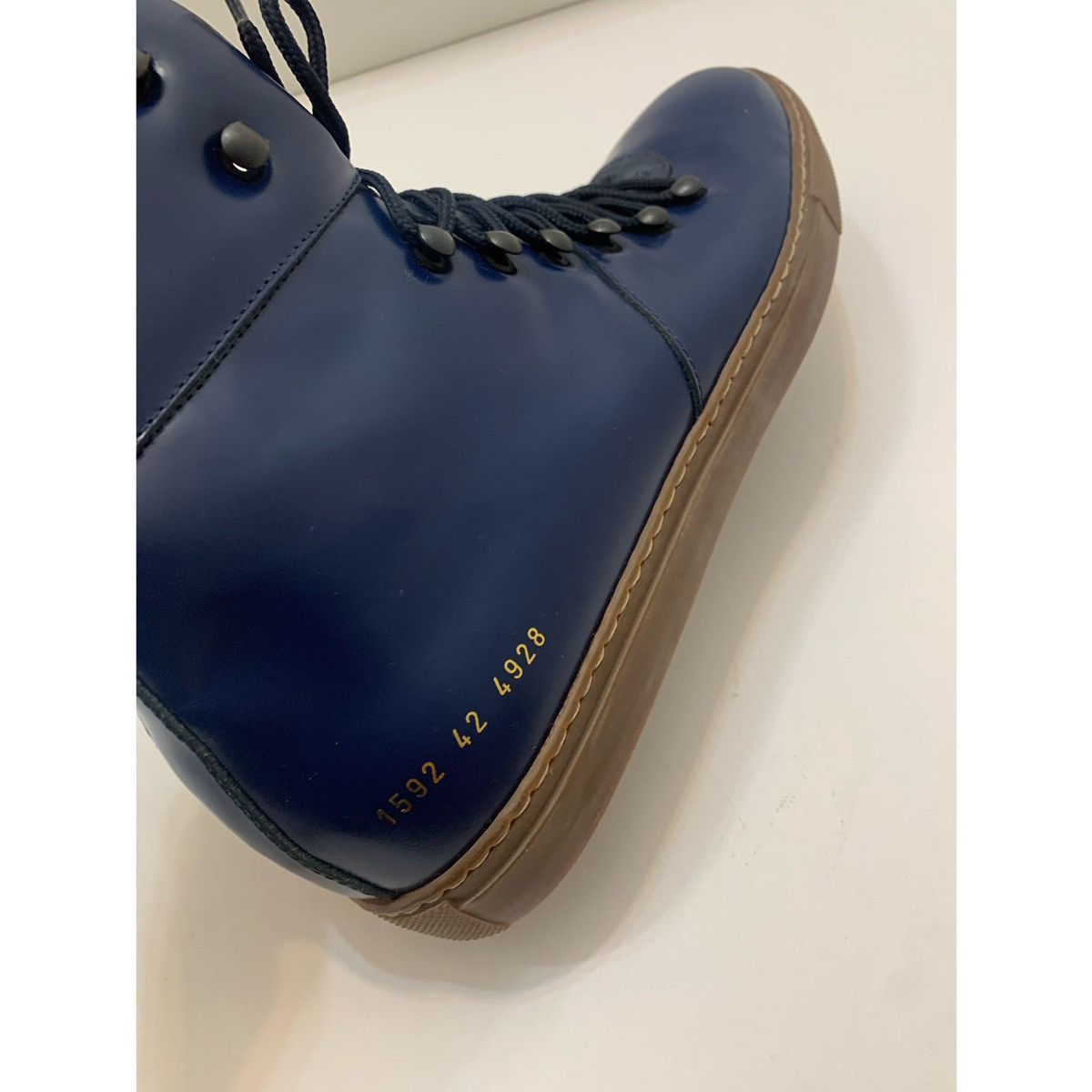Common Projects COMMON PROJECTS NAVY TREKKING HIKING BOOTS Size US 9 / EU 42 - 4 Thumbnail