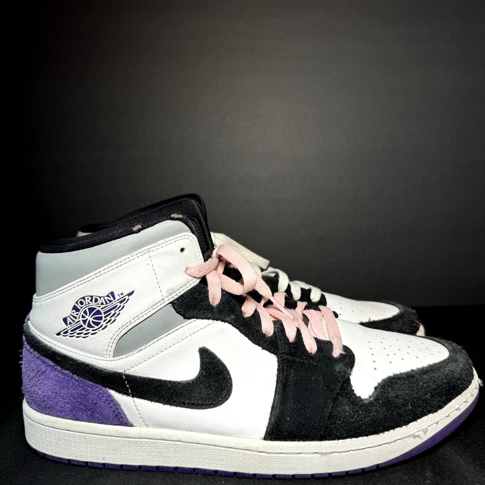 Jordan Brand × Nike Air Jordan 1 Mid SE Varsity Purple Men's Shoes - Size 11 Size US 11 / EU 44 - 1 Thumbnail