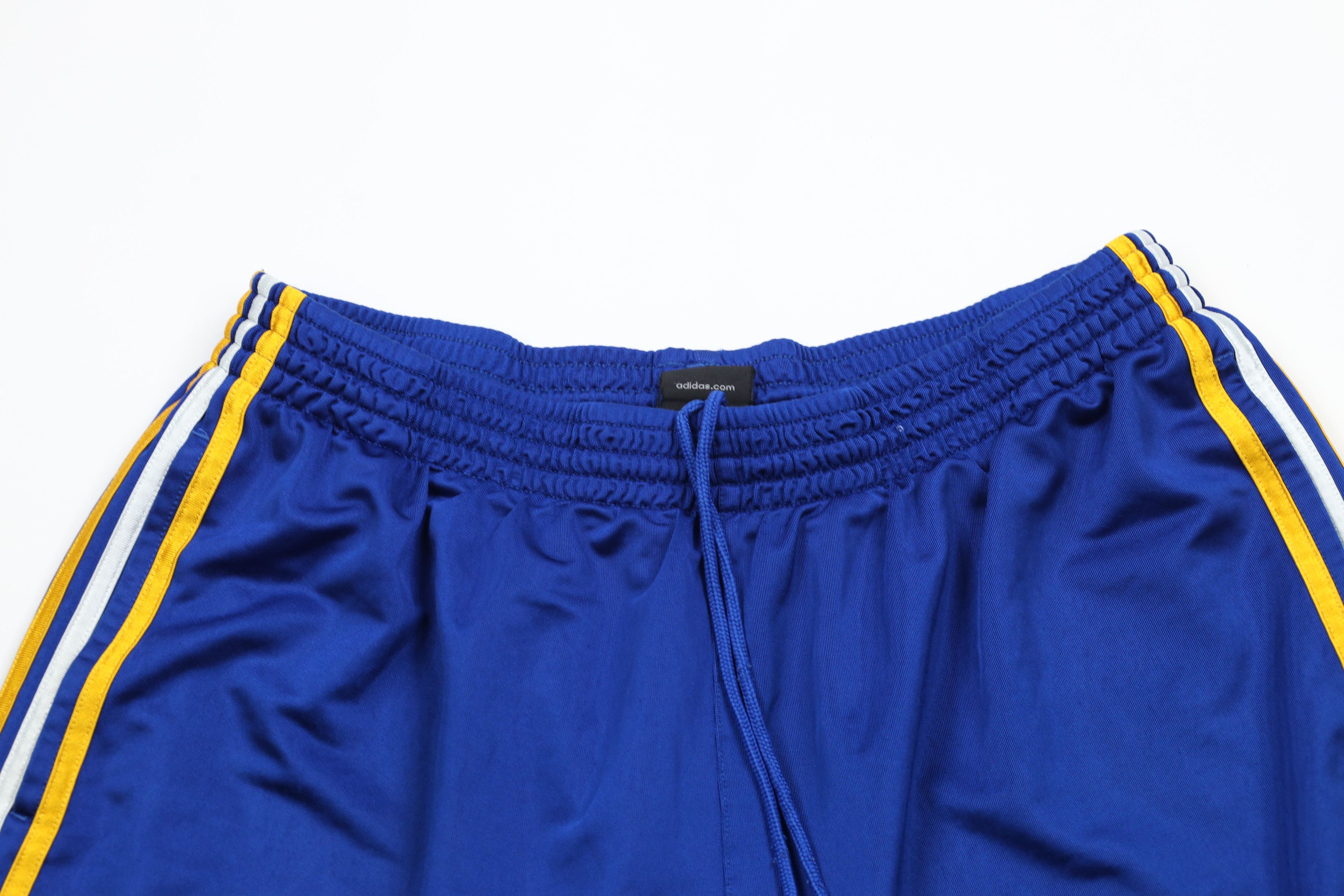 Adidas × Vintage Vintage Y2K Adidas Heavyweight Basketball Shorts Blue Size US 38 / EU 54 - 2 Thumbnail