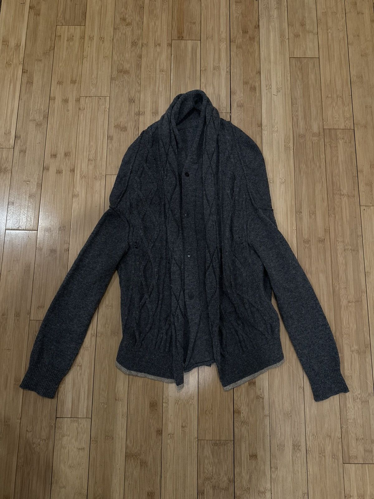 Yohji Yamamoto 2-layer cardigan Size US S / EU 44-46 / 1 - 3 Thumbnail