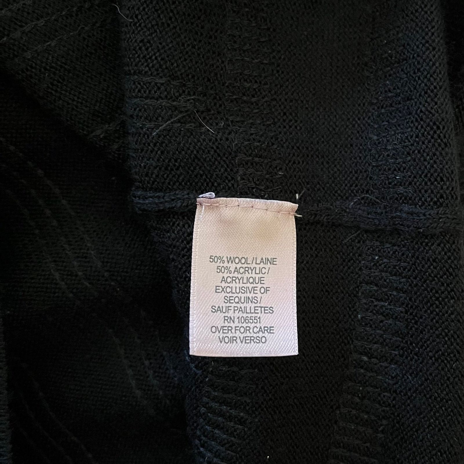 Other Calypso St. Barth Black Sequin Stripe Monroe Sweater Dress Size S / US 4 / IT 40 - 5 Thumbnail