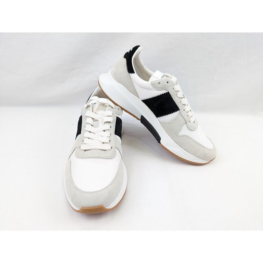 Tom Ford o1rshd1 Low-Top Sneakers in White/Black Size US 9 / EU 42 - 14 Thumbnail