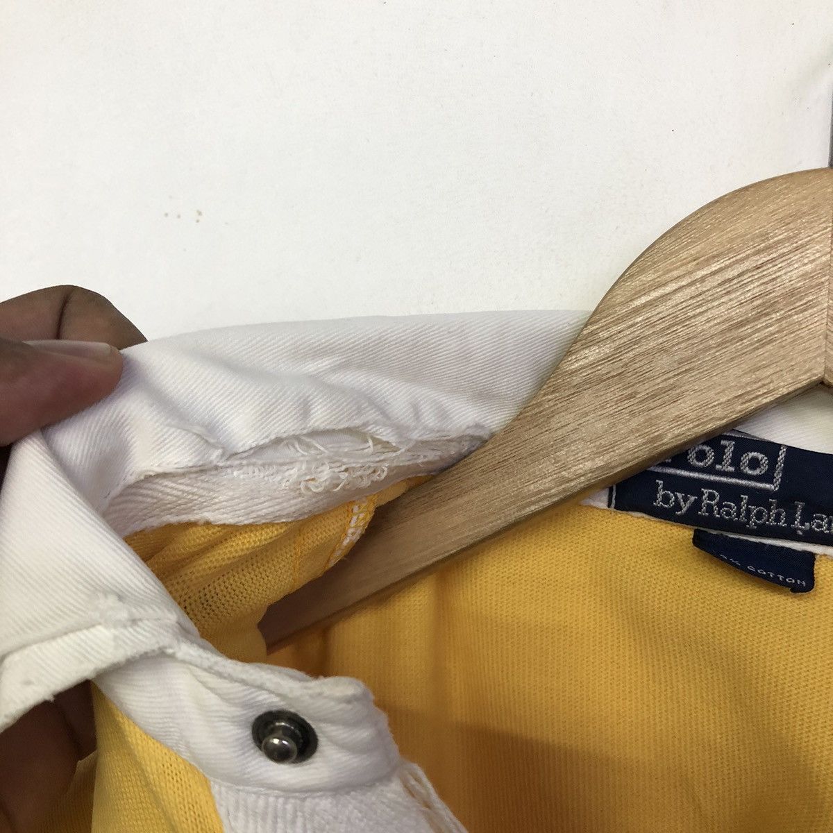 Polo Ralph Lauren Vintage POLO RALPH LAUREN RUGBY Disstress Long Sleeve Shirt Size US L / EU 52-54 / 3 - 13 Thumbnail