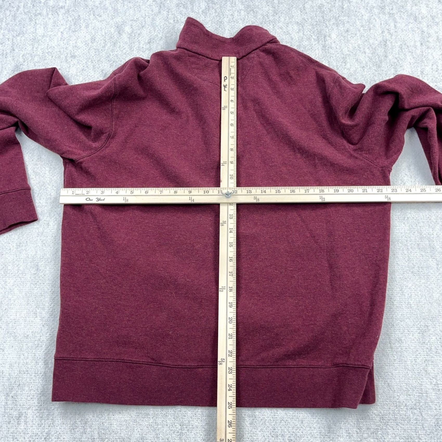 Polo Ralph Lauren Polo Ralph Lauren Sweater Men Large Maroon Pullover 1/4 Zip Logo Knit Cotton Nylon Viscose Size US L / EU 52-54 / 3 - 6 Thumbnail