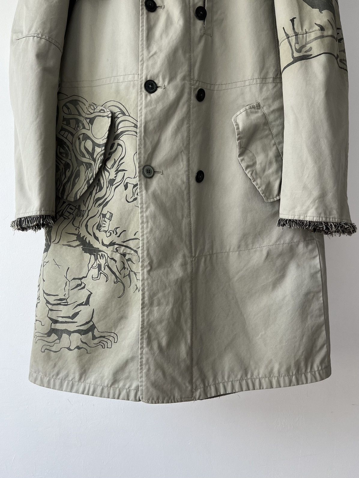Marithe + Francois Girbaud Vintage Marithe Francois Girbaud Trench Coat Jacket Size US L / EU 52-54 / 3 - 5 Thumbnail