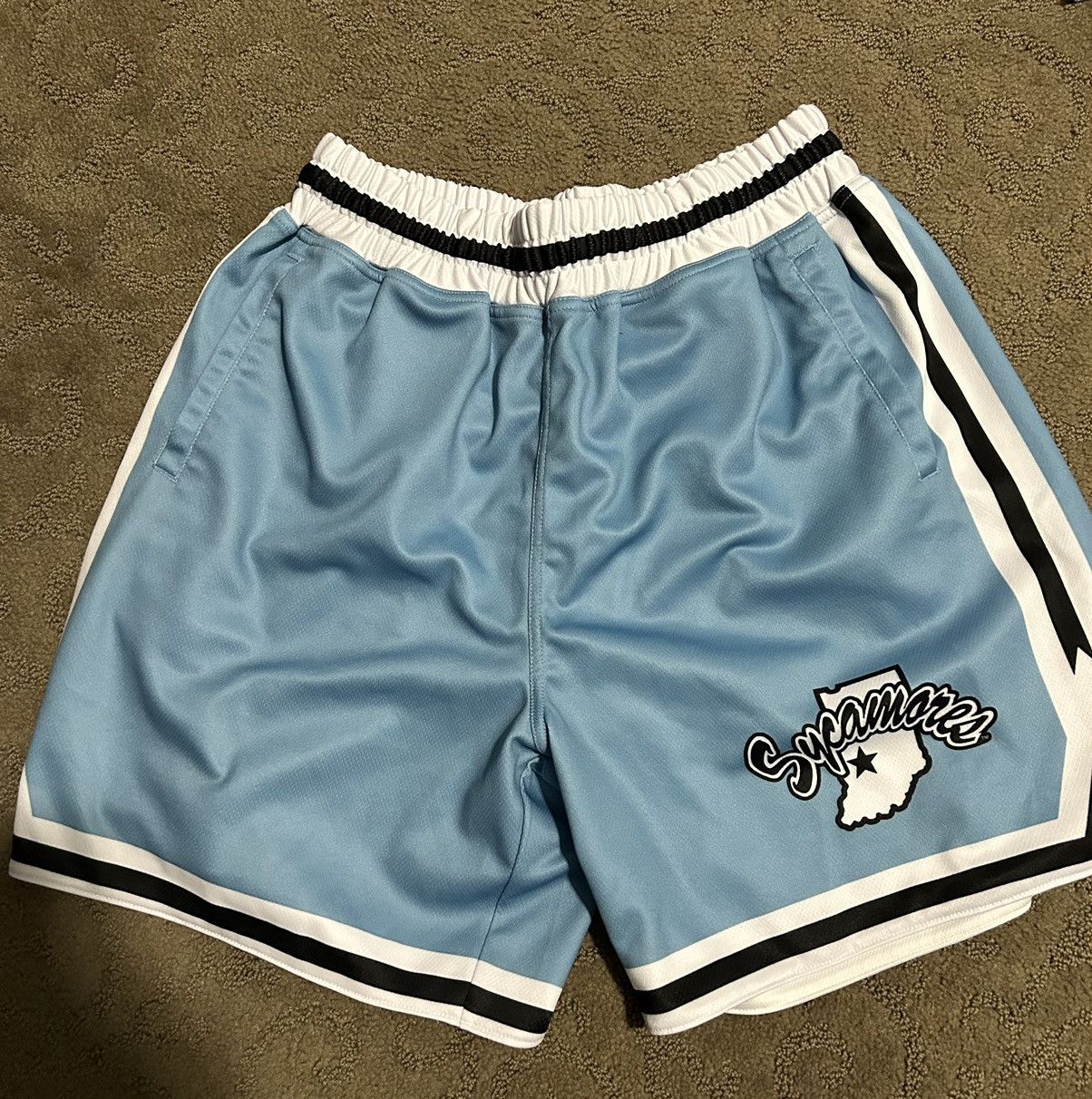 Vintage Indiana State Vintage Basketball Shorts Size US 34 / EU 50 - 1 Thumbnail