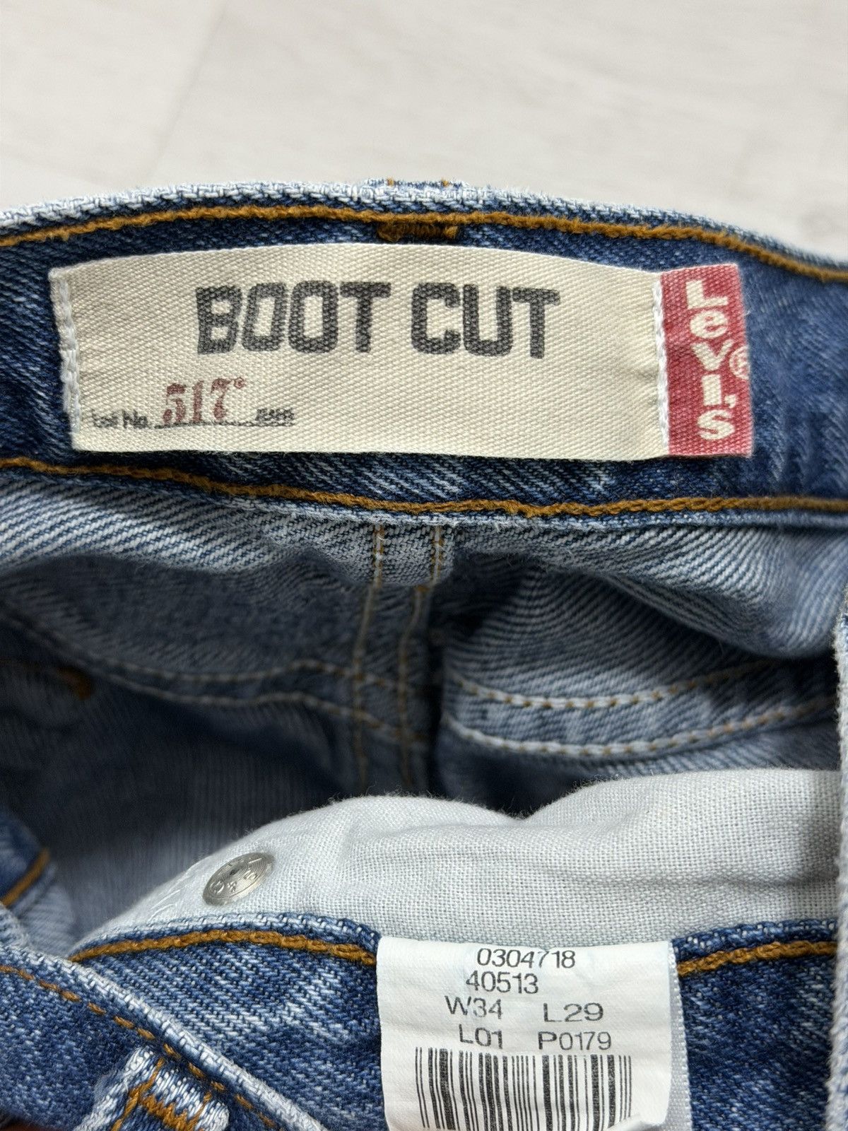 Levi's Vintage Levi's 517 Boot Cut Jeans 34x29 Size US 34 / EU 50 - 7 Thumbnail
