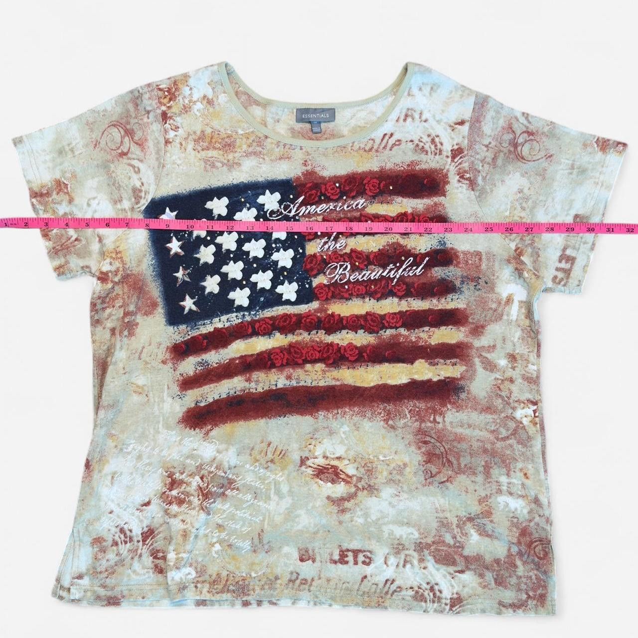 Essentials Essentials Women's multi cream T-shirts Size ONE SIZE - 2 Thumbnail