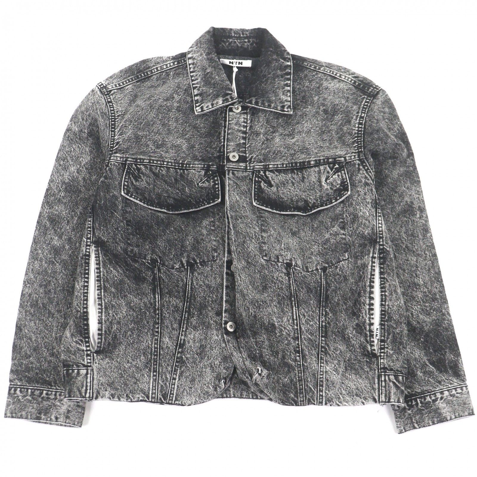 Other Other NTN BETA DENIM JACKET Cotton Denim Jacket Textile Outerwear 24-NF018059 DUTY FREE for USA Size ONE SIZE - 1 Thumbnail