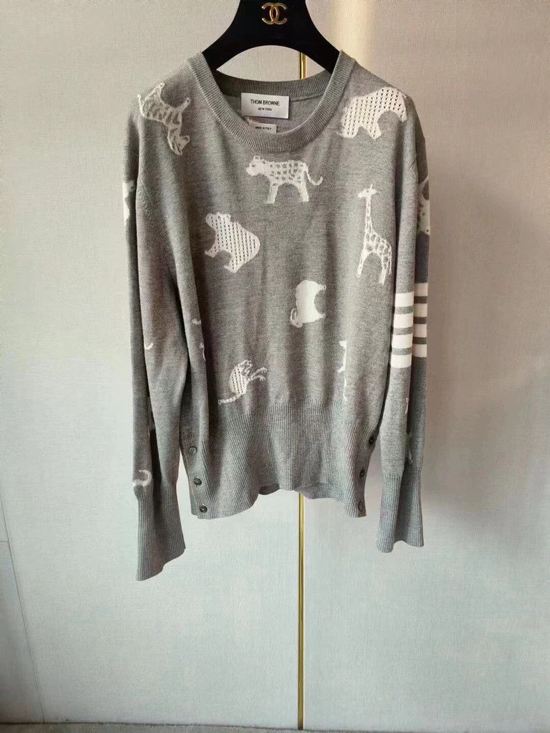 Thom Browne Thom Browne A wool cardigan Size US XL / EU 56 / 4 - 1 Thumbnail