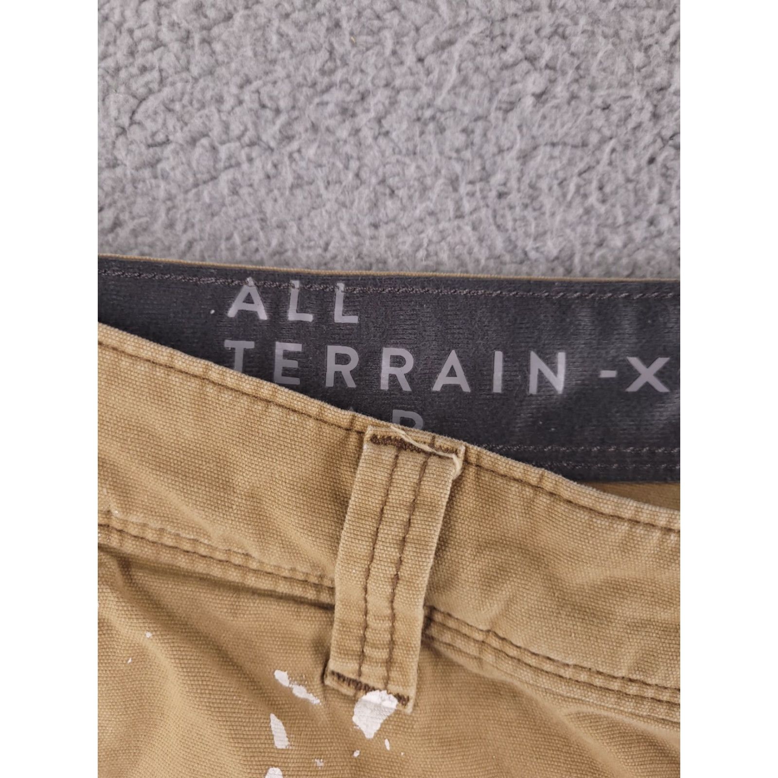 Wrangler Wrangler Pants Mens 34x29 Brown Straight Distressed Grunge Paint Stained Size US 34 / EU 50 - 5 Thumbnail