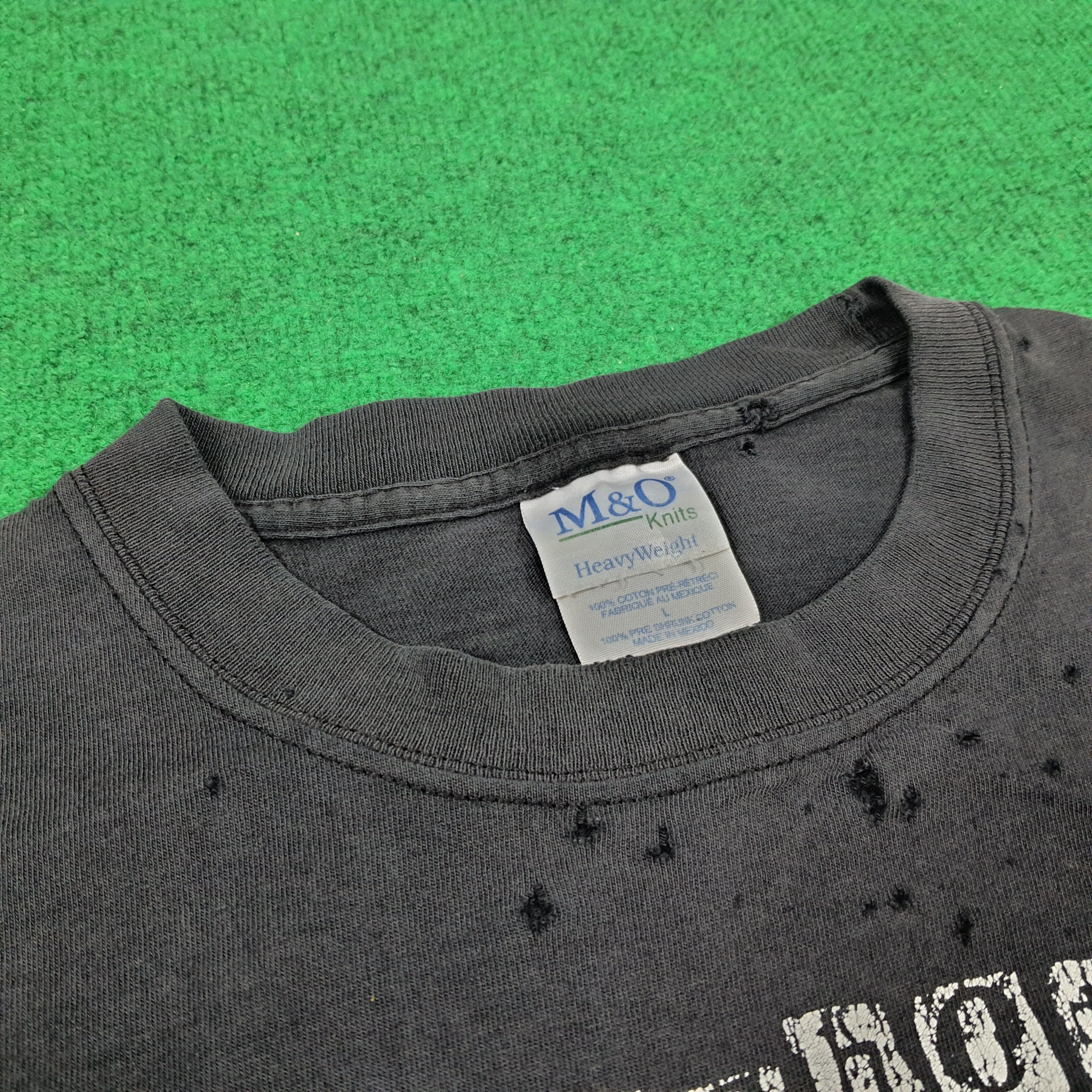 Band Tees × Vintage Vintage Good Charlotte Band Rock Tour Distressed T-shirt Size US L / EU 52-54 / 3 - 4 Thumbnail