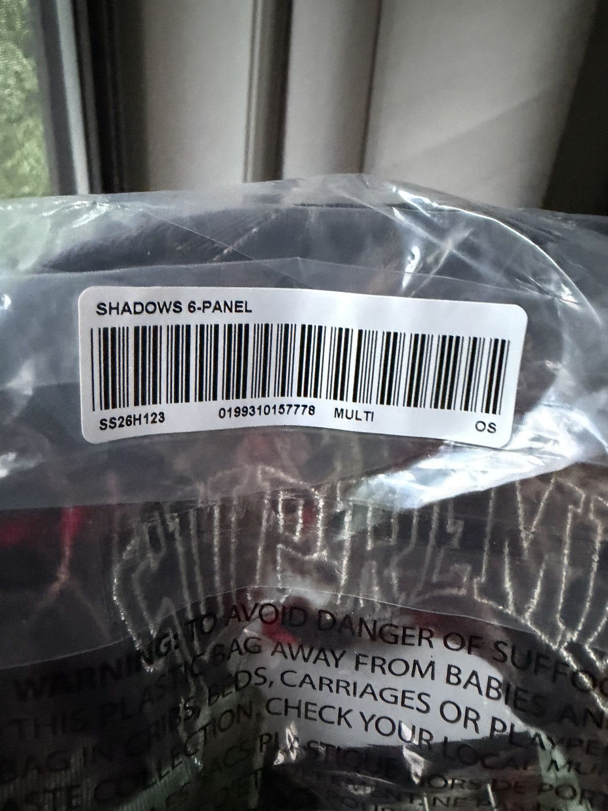 Supreme Shadows 6-Panel Hat Size ONE SIZE - 5 Thumbnail