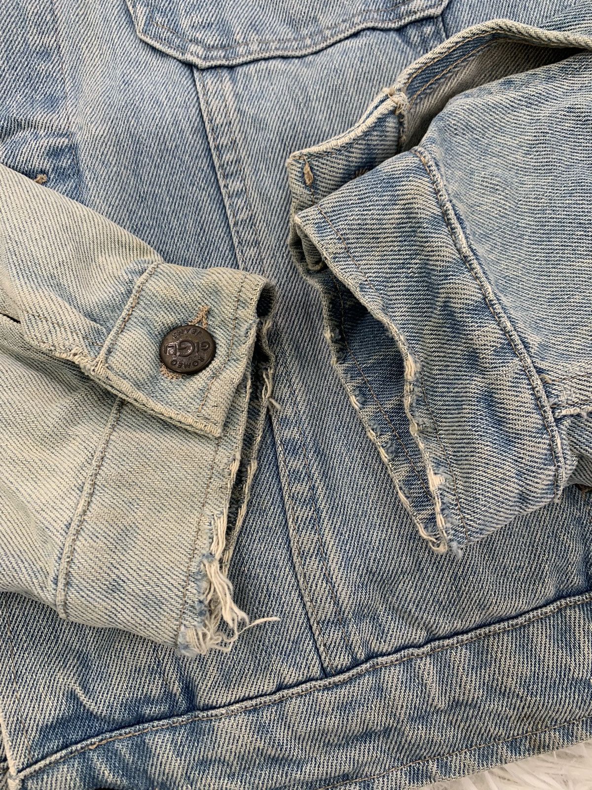 Romeo Gigli × Vintage Vintage Romeo Gigli Denim Jacket Made in Italy Size US S / EU 44-46 / 1 - 5 Thumbnail