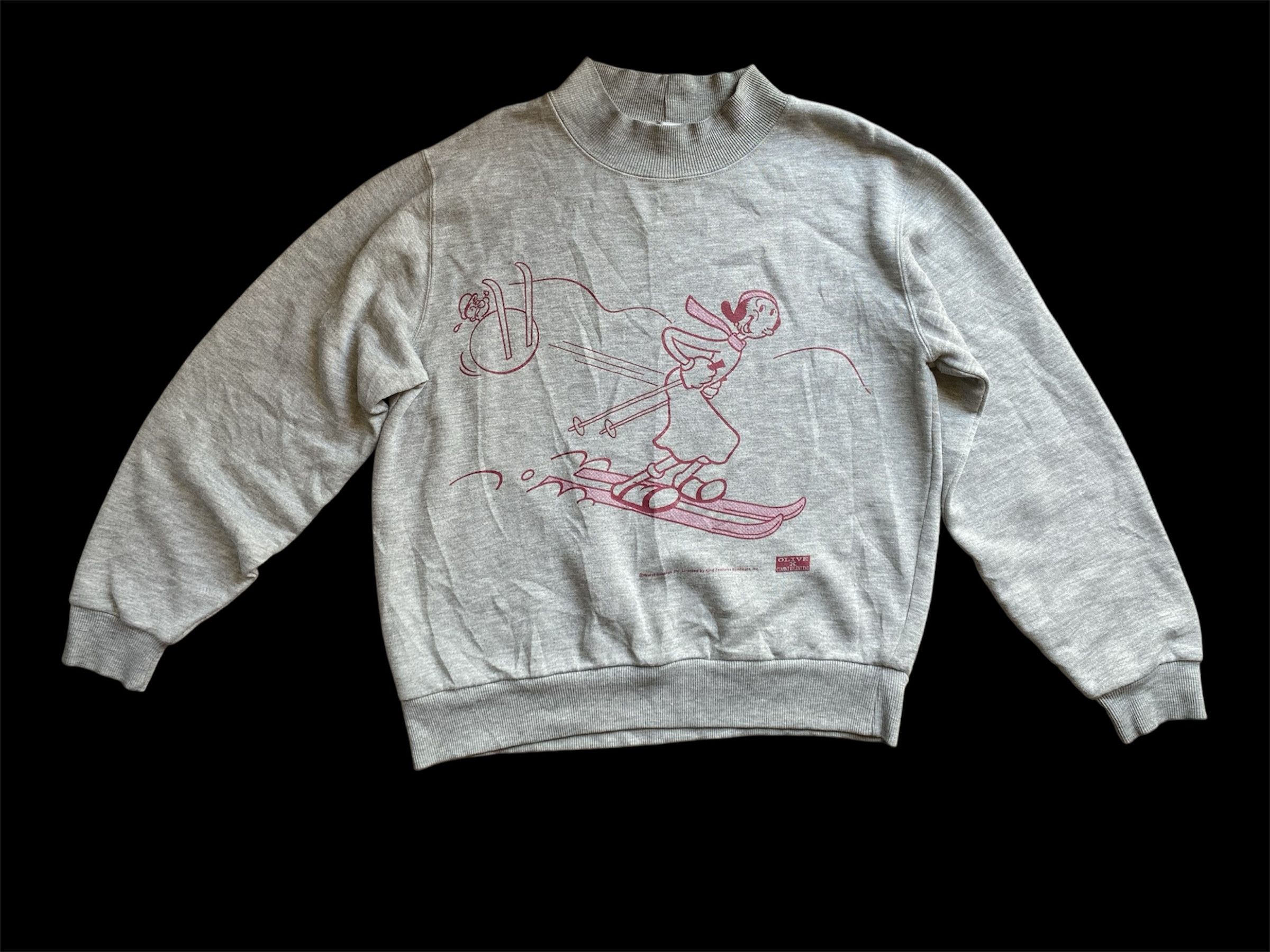 Gianni Valentino × Valentino × Vintage 90’s Vintage Gianni Valentino x Olive and Popeye Sweatshirt Size S / US 4 / IT 40 - 5 Thumbnail