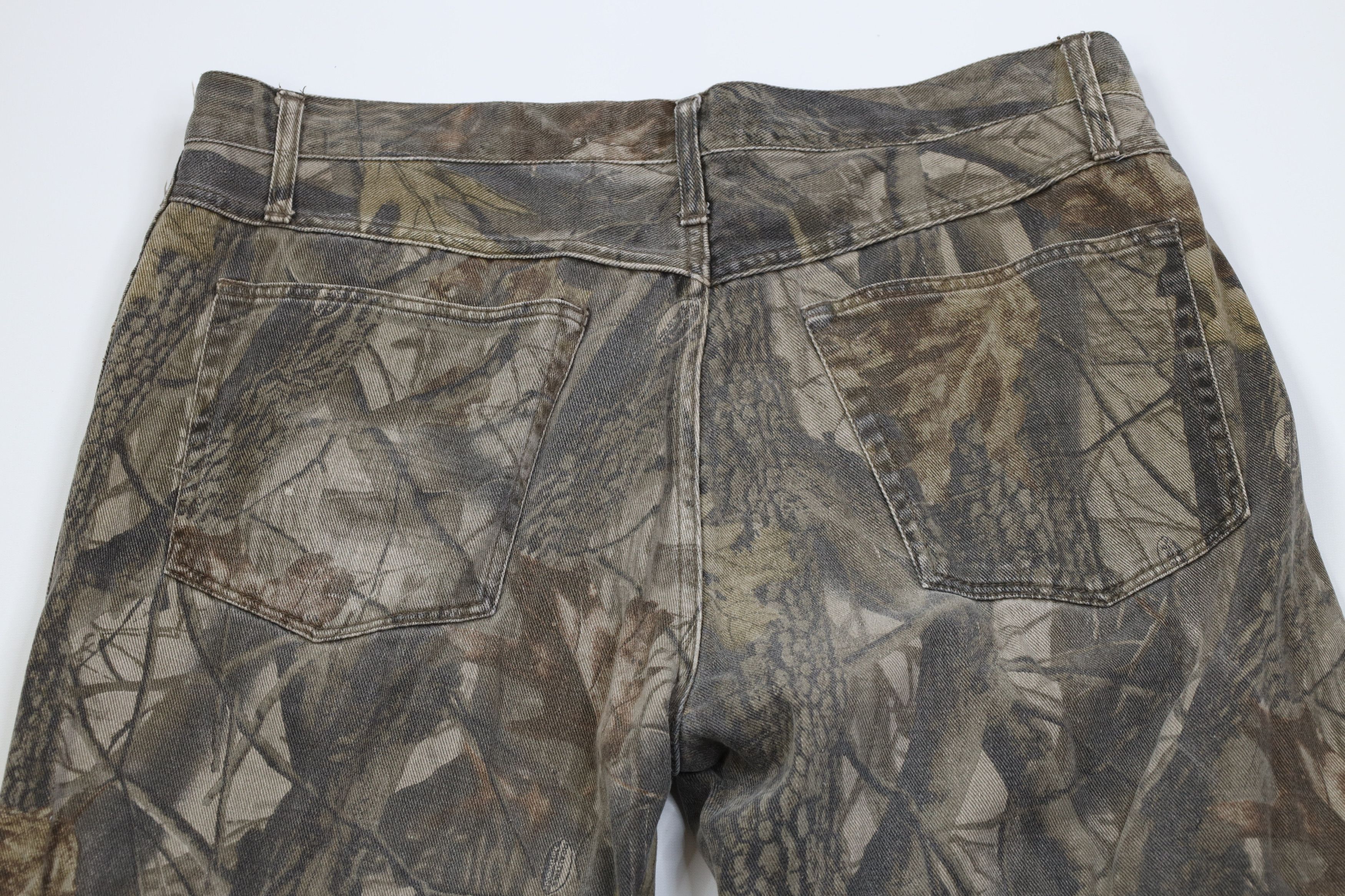 Vintage Vintage 90s Y2K Streetwear Camouflage Double Wide Leg Jeans Size US 38 / EU 54 - 9 Thumbnail