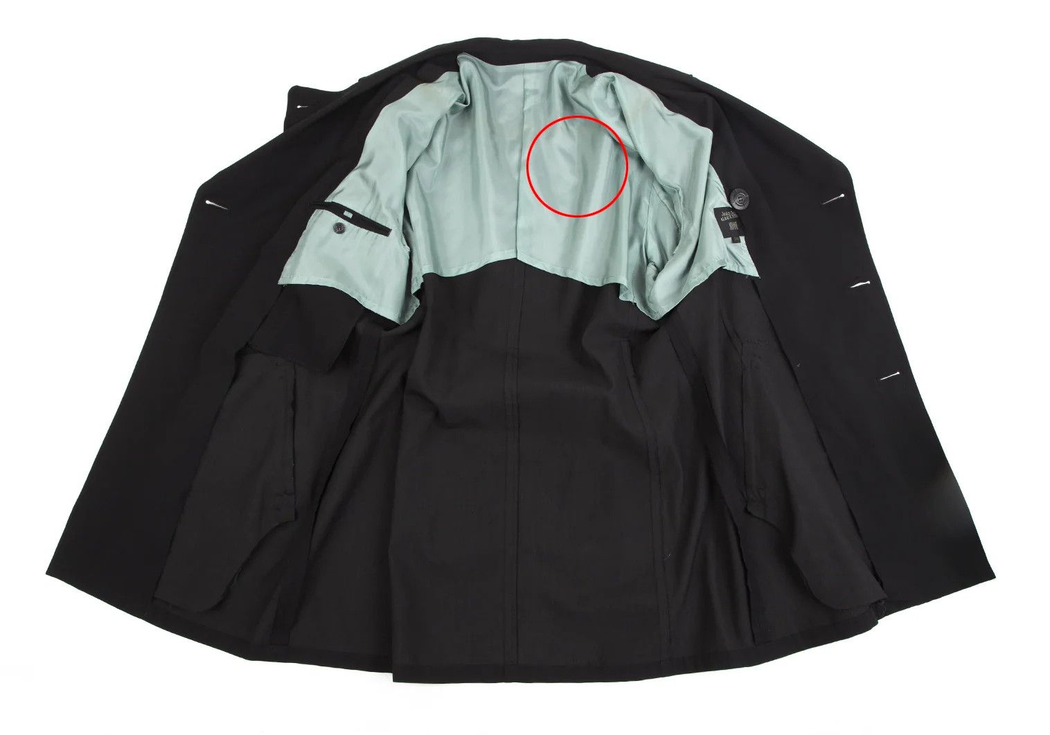 Jean Paul Gaultier Double Half Coat in Black Size 50 Size US M / EU 48-50 / 2 - 13 Thumbnail