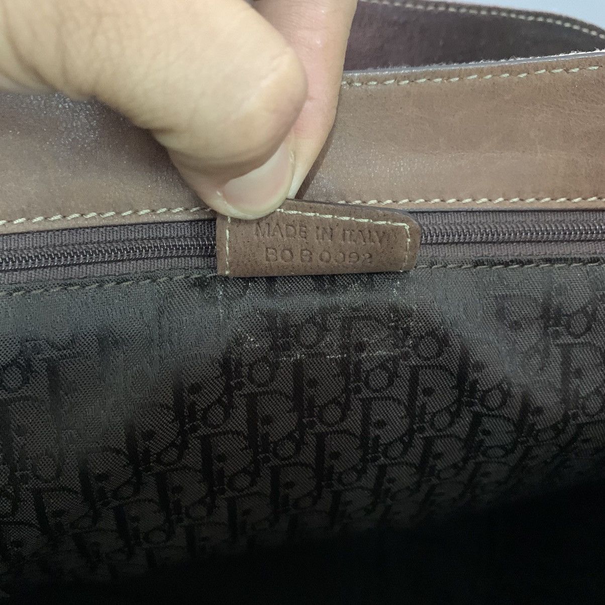 Christian Dior Monsieur Christian Dior Monogram Large Shoulder Bag Size ONE SIZE - 12 Thumbnail